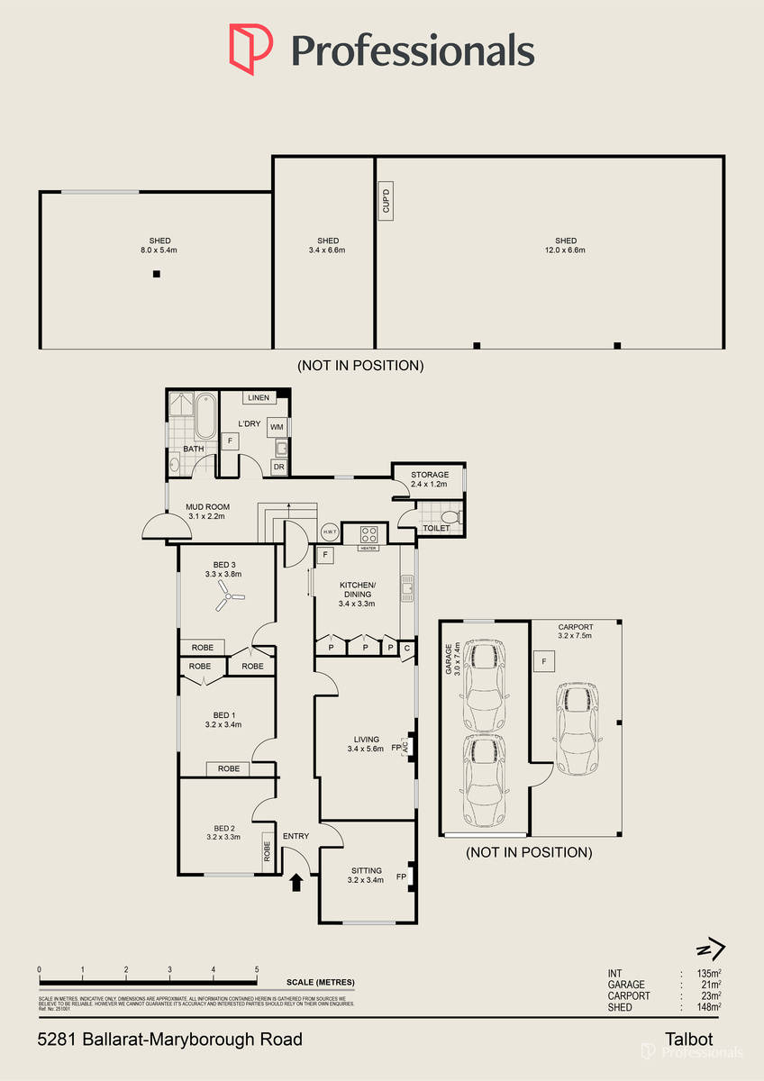 4-bedroom house at 5281 Ballarat-Maryborough Road, Talbot VIC 3371, Central Goldfields, Victoria