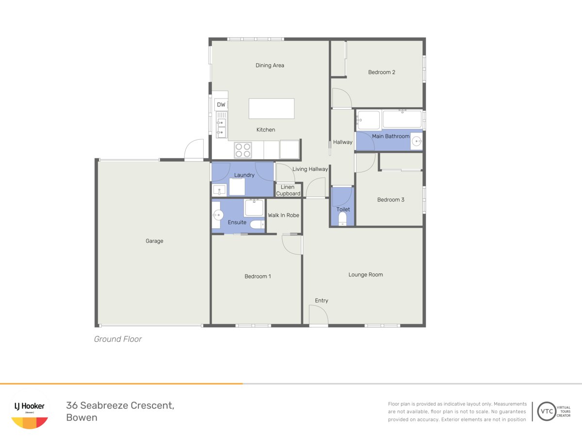 3-bedroom house at 36 Seabreeze Crescent, Bowen, QLD 4805, Whitsunday, Queensland