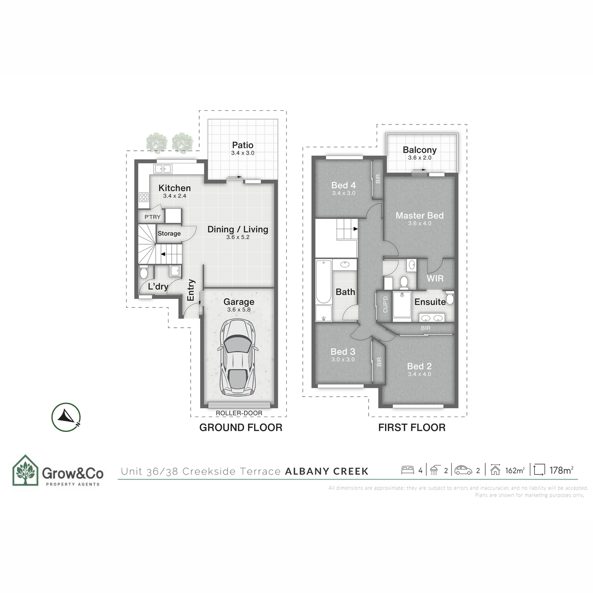 4-bedroom unit at 36/38 Creekside Terrace, Albany Creek, QLD 4035, Moreton Bay, Queensland