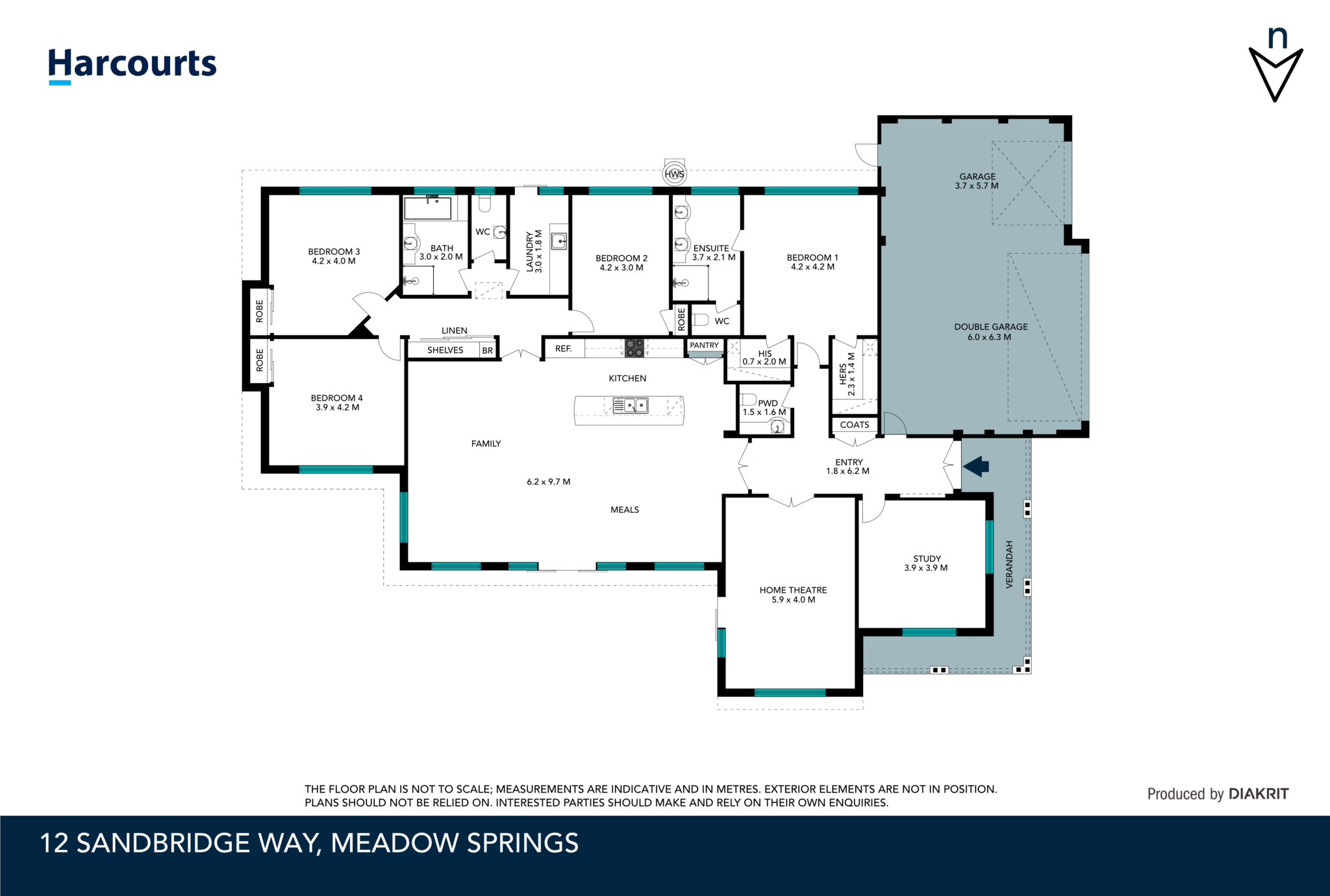 4-bedroom house at 12 Sandbridge Way, Meadow Springs, WA 6210, Mandurah, Western Australia