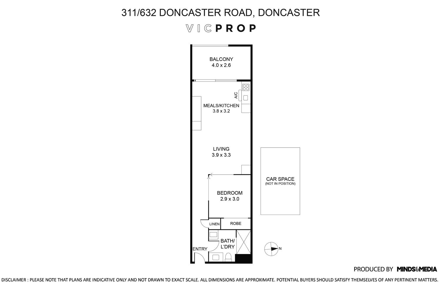 1-bedroom unit at 311/632 Doncaster Road, Doncaster, VIC 3108, Manningham, Victoria