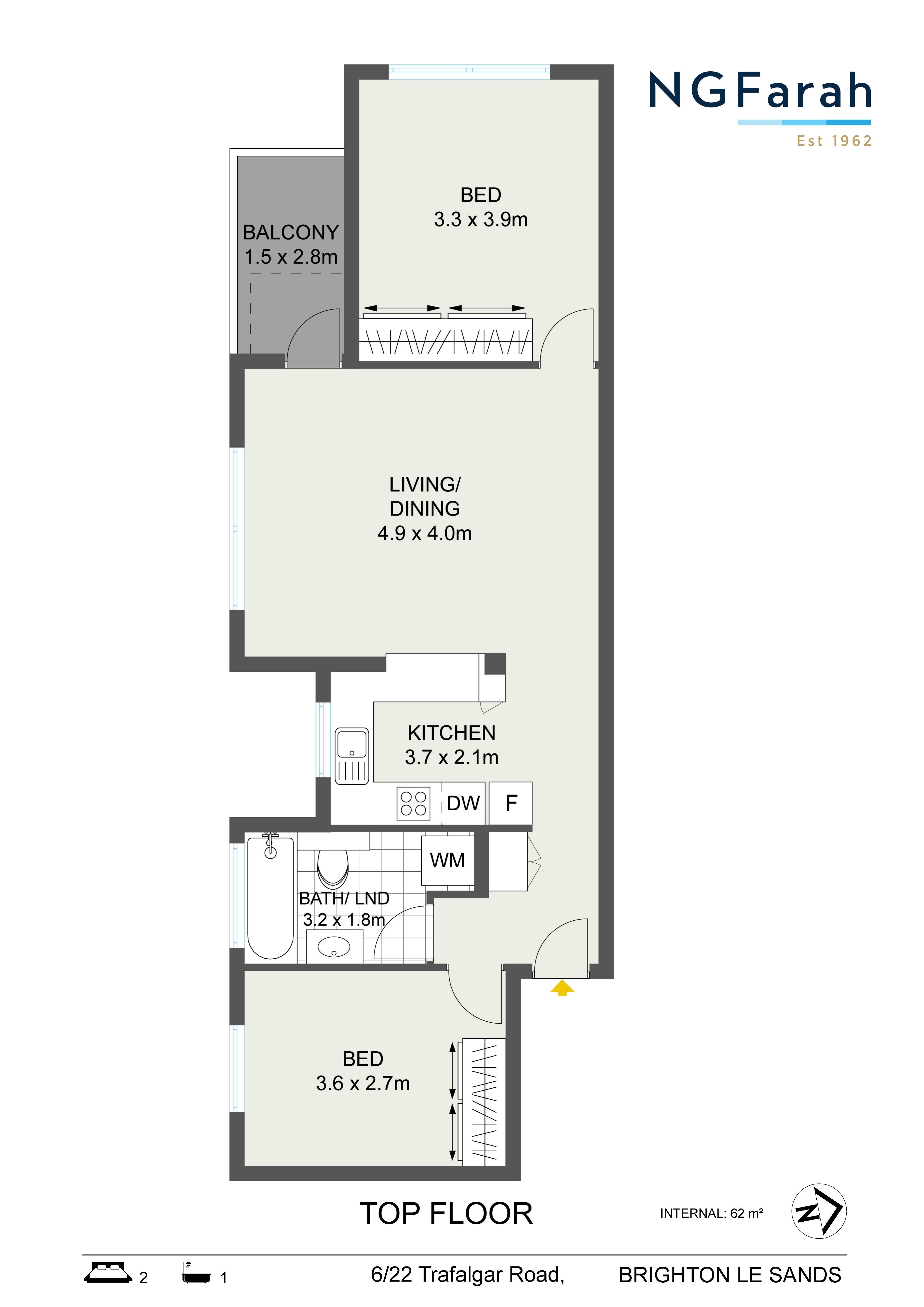 6/22 Trafalgar Street, Brighton-Le-Sands, Nsw, 2216 - Image 6