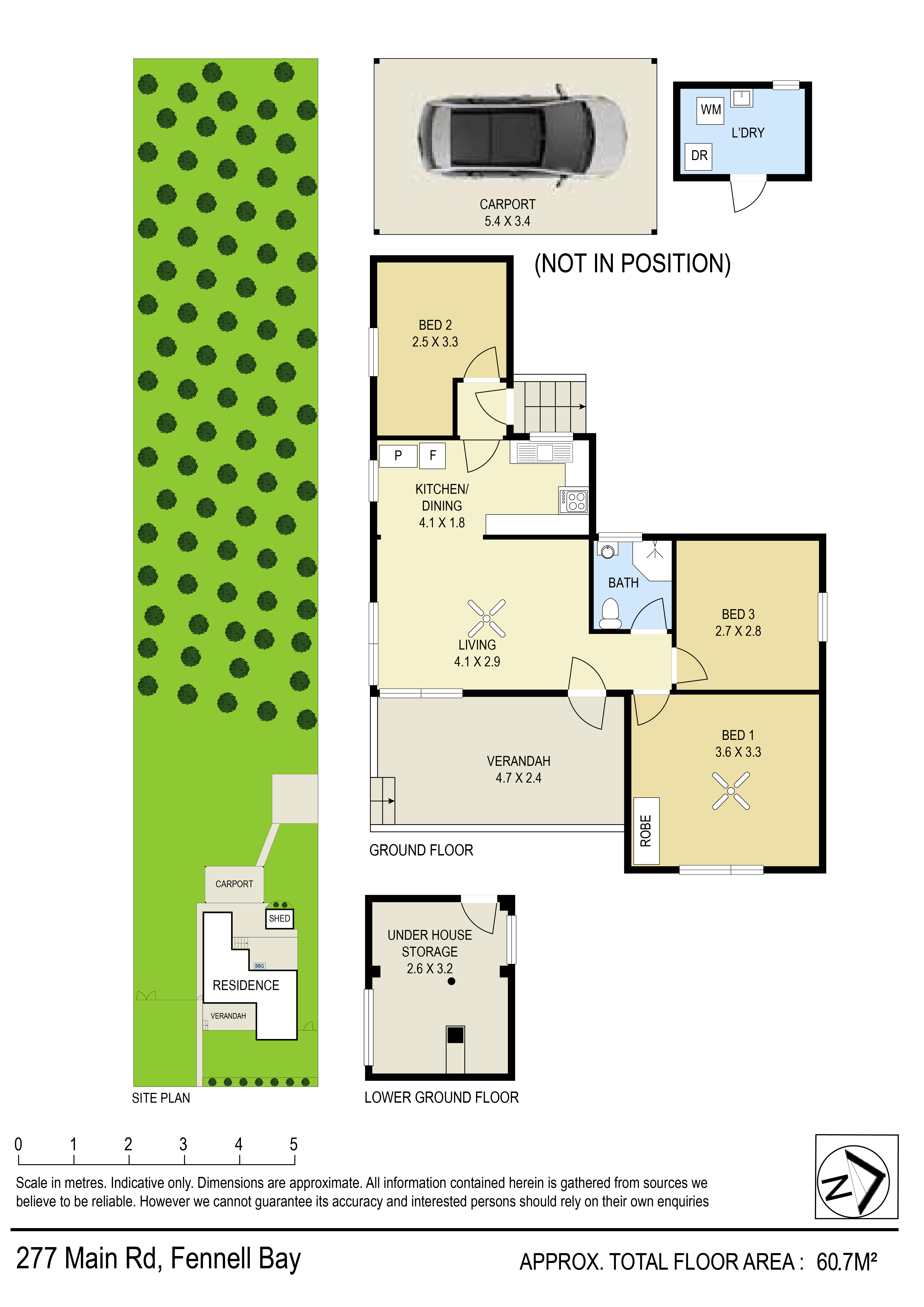 3-bedroom house at 277 MAIN ROAD, Fennell Bay NSW 2283, Lake Macquarie, New South Wales