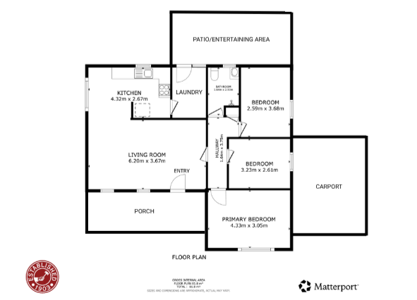 3-bedroom house at 105 TONKIN STREET, Temora NSW 2666, Temora, New South Wales