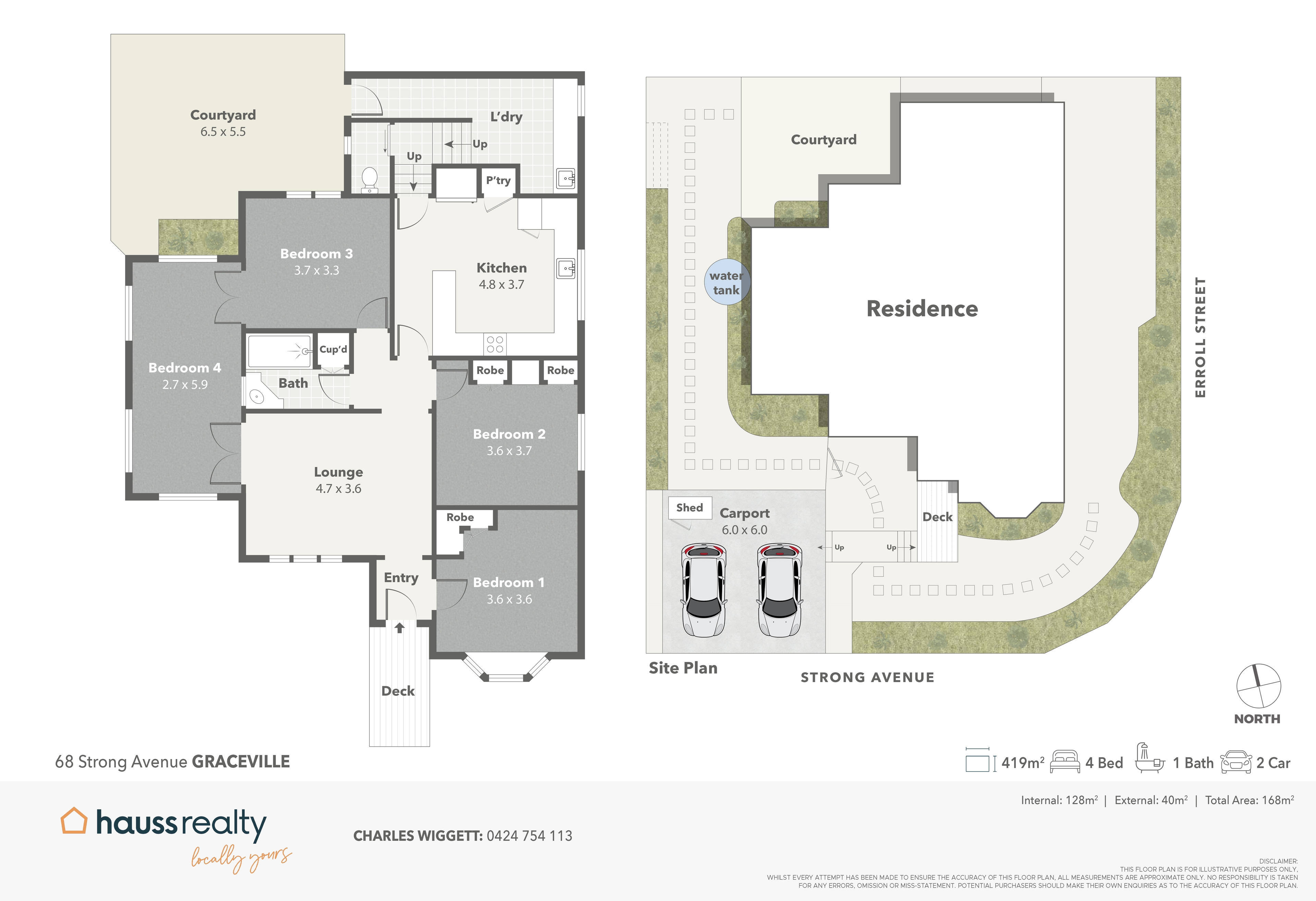4-bedroom house at 68 STRONG AVENUE, Graceville QLD 4075, Brisbane, Queensland