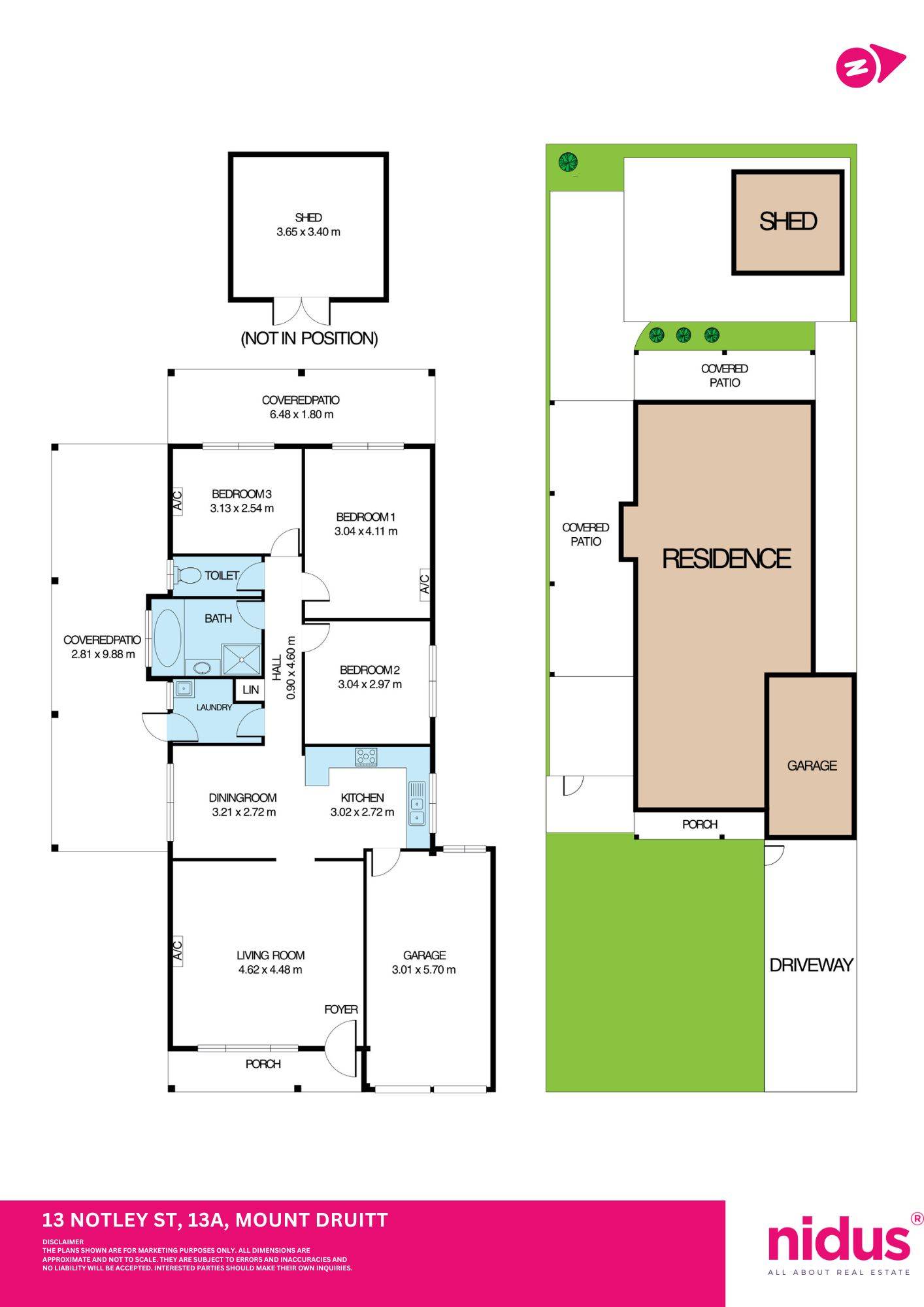 3-bedroom unit at 13A Notley Street, Mount Druitt, NSW 2770, Blacktown, New South Wales