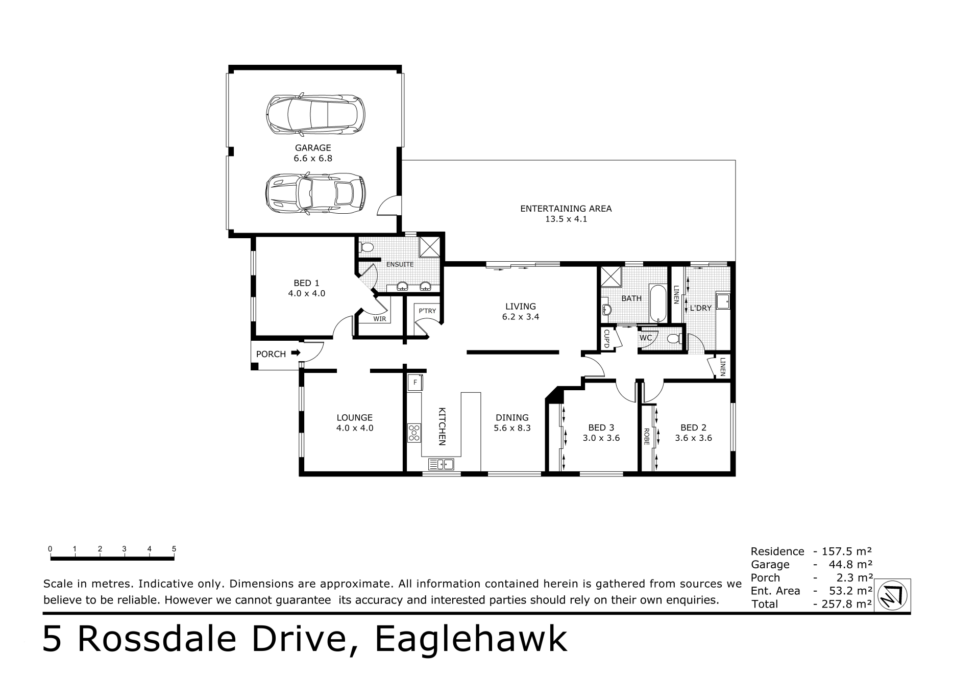 3-bedroom house at 5 ROSSDALE DRIVE, Eaglehawk VIC 3556, Greater Bendigo, Victoria