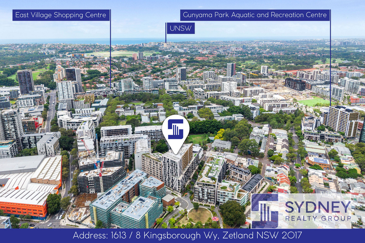 2-bedroom unit at 1613 8 KINGSBOROUGH WAY, ZETLAND NSW 2017, Sydney, New South Wales