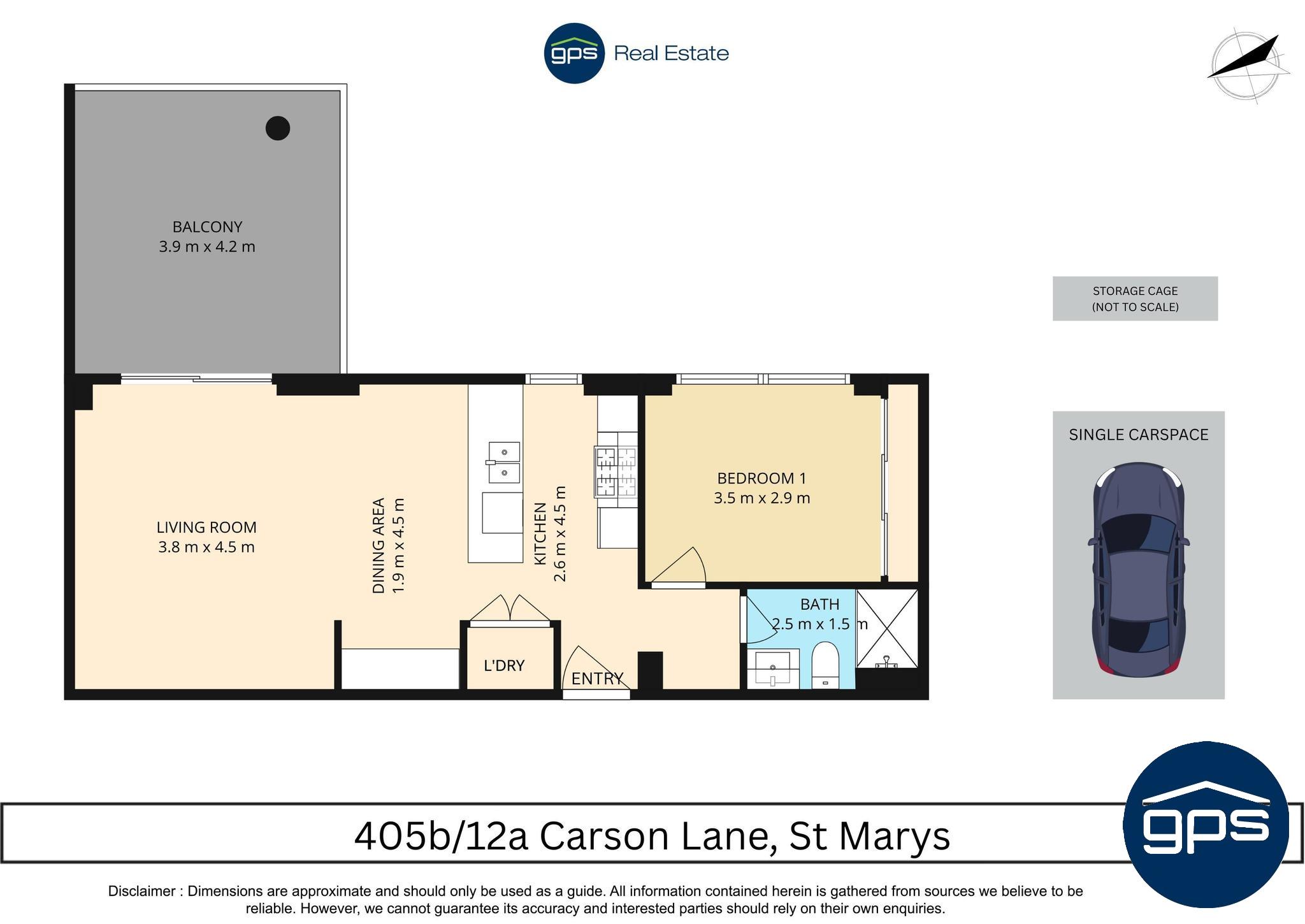 1-bedroom unit at 405B/12 Carson Lane, St Marys, NSW 2760, Penrith, New South Wales