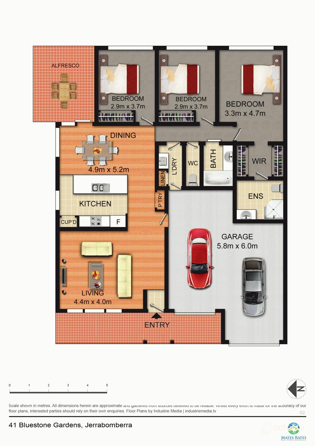 3-bedroom house at 41 Bluestone Gardens, Jerrabomberra, NSW 2619, Queanbeyan-Palerang, New South Wales