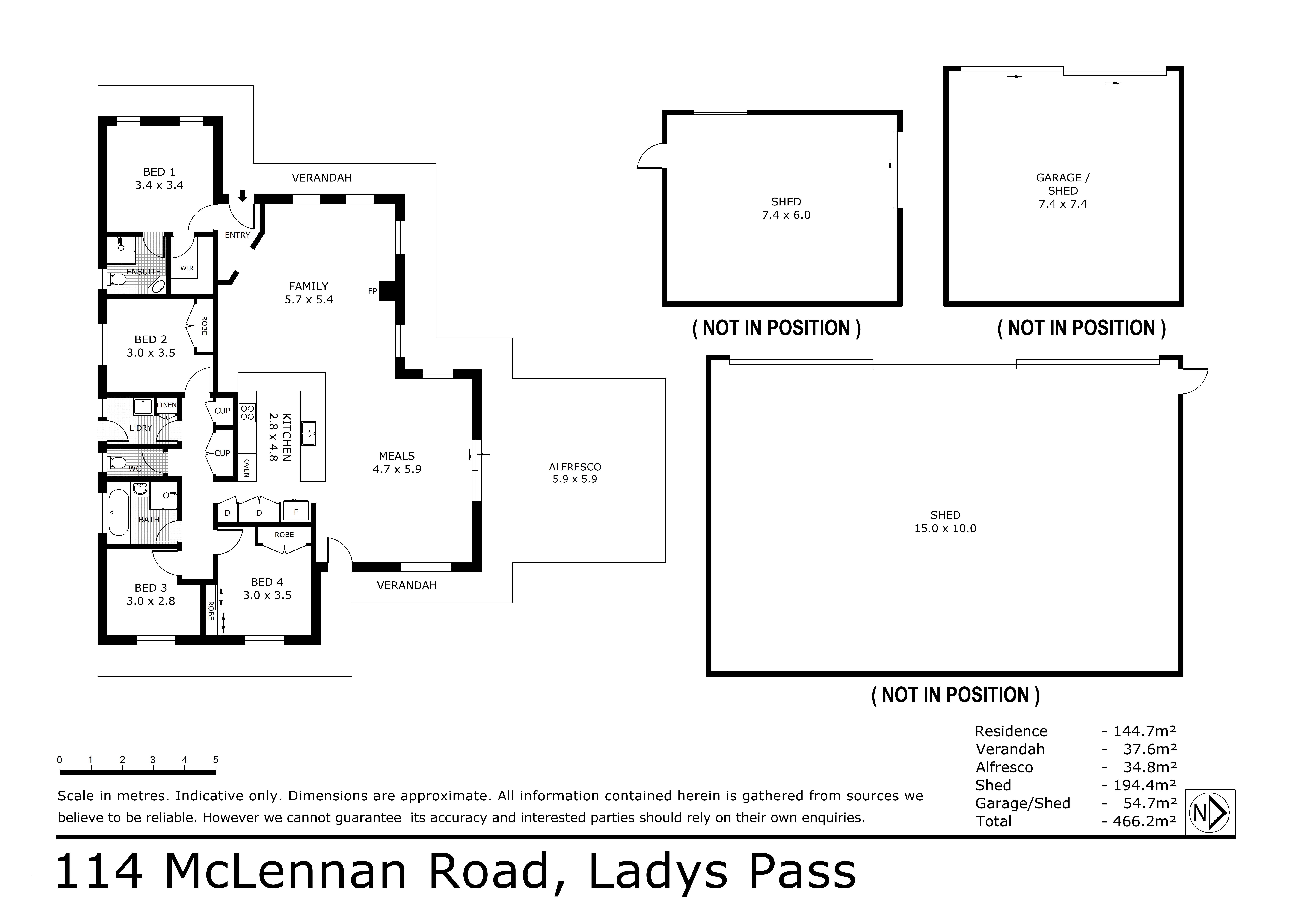 4-bedroom unit at 114 Mclennan Road, Heathcote, Vic, 3523, Greater Bendigo, Victoria