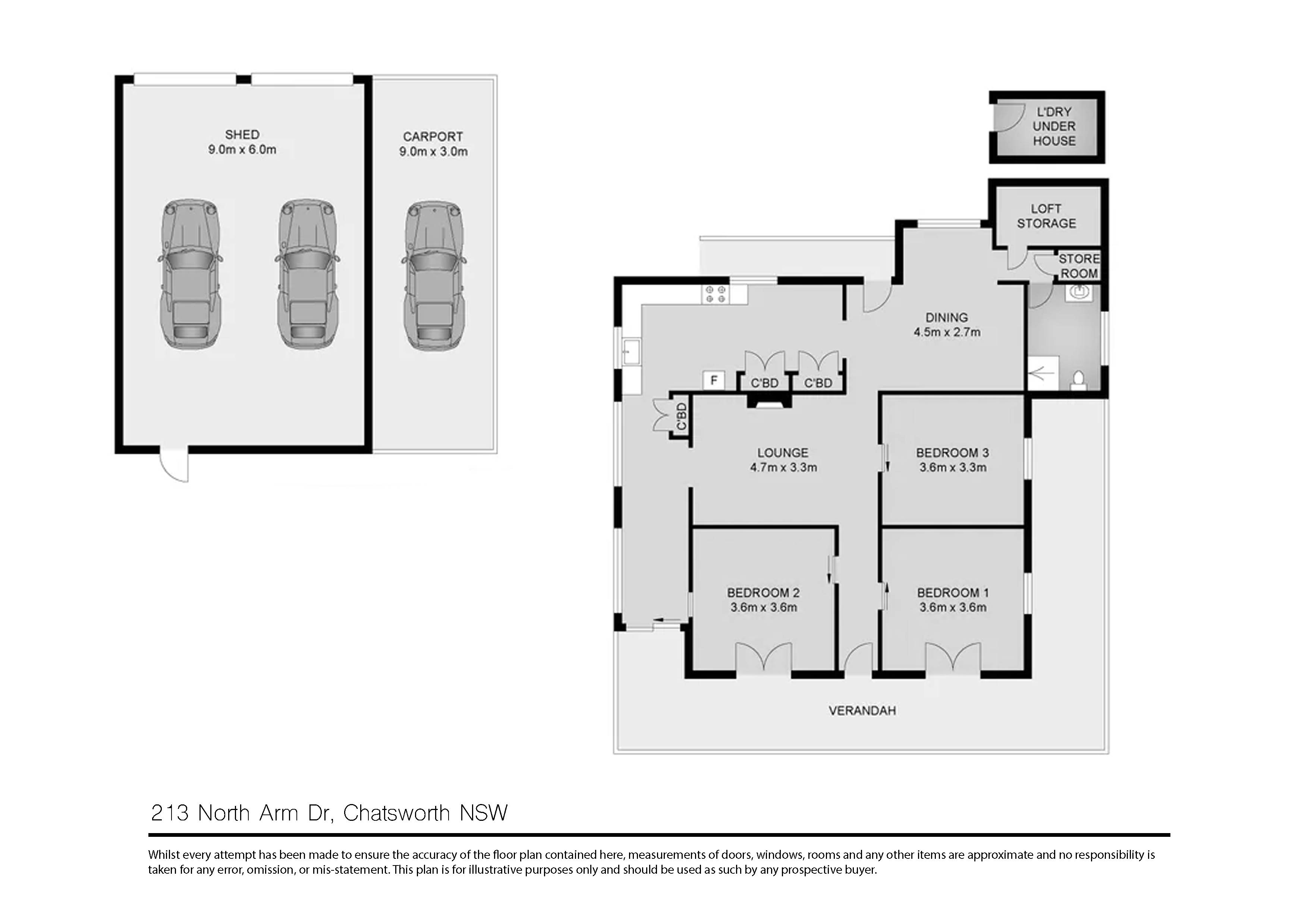 3-bedroom house at 213 NORTH ARM DRIVE, Chatsworth NSW 2469, Clarence Valley, New South Wales