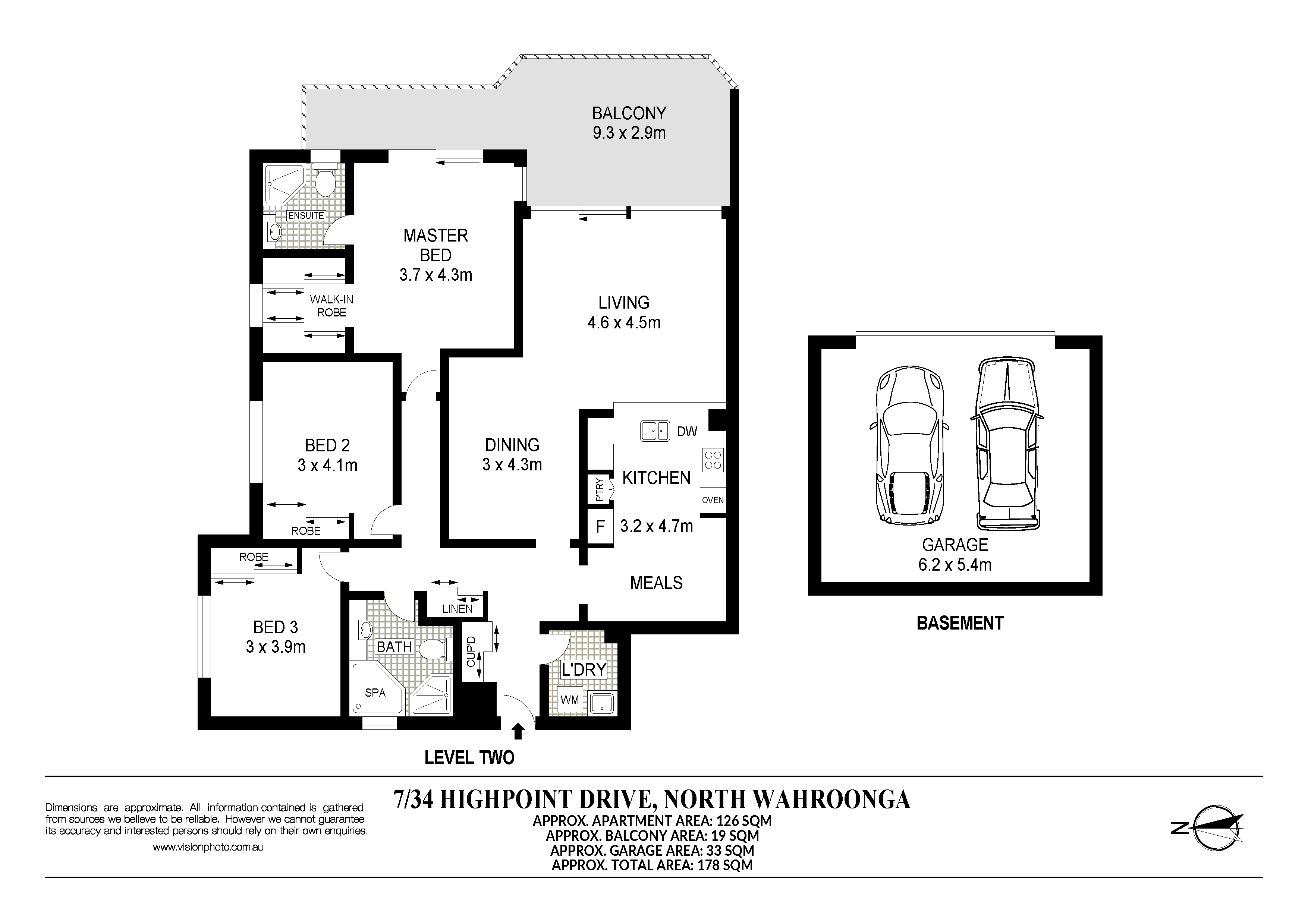 3-bedroom unit at 7 34 HIGHPOINT DRIVE, NORTH WAHROONGA NSW 2076, Ku-Ring-Gai, New South Wales