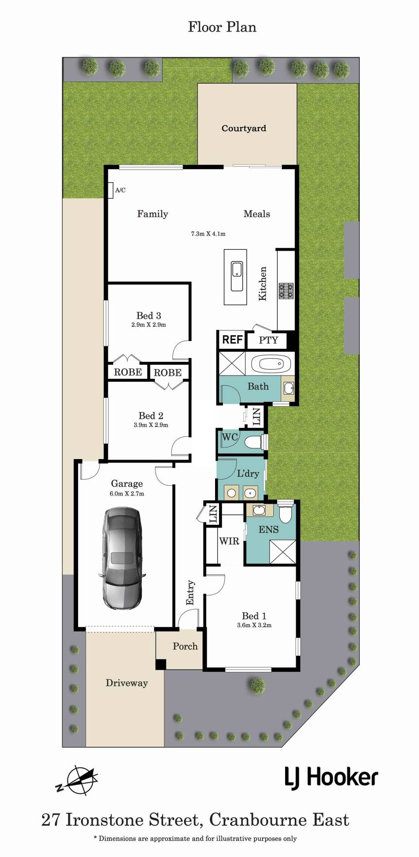 3-bedroom house at 27 Ironstone Street, Cranbourne East, VIC 3977, Casey, Victoria