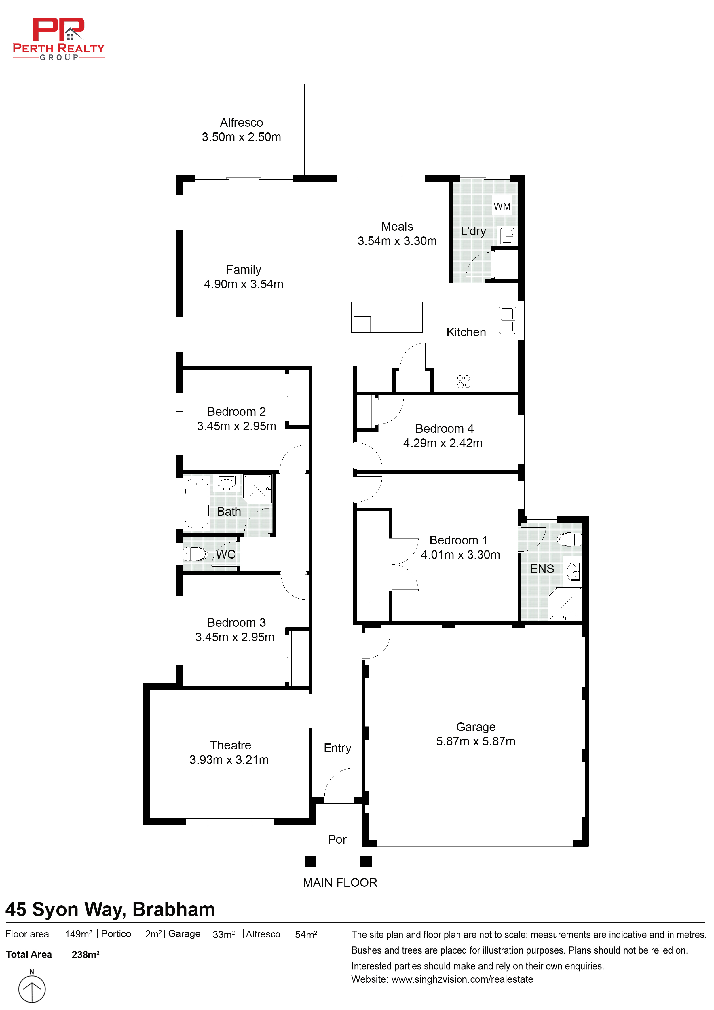 4-bedroom house at 45 Syon Way, Brabham, WA 6055, Swan, Western Australia
