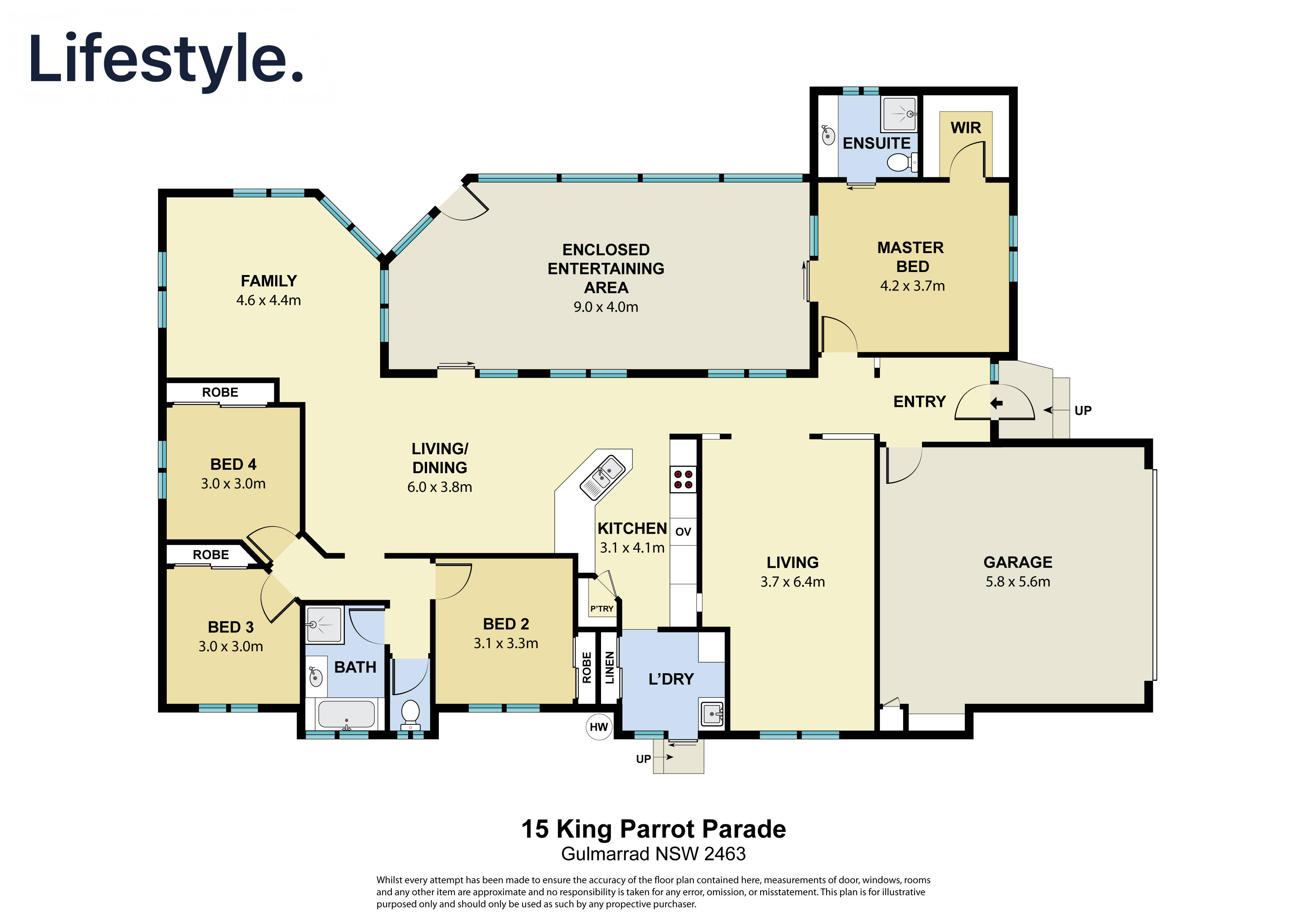 4-bedroom house at 15 King Parrot Parade, Gulmarrad, NSW 2463, Clarence Valley, New South Wales