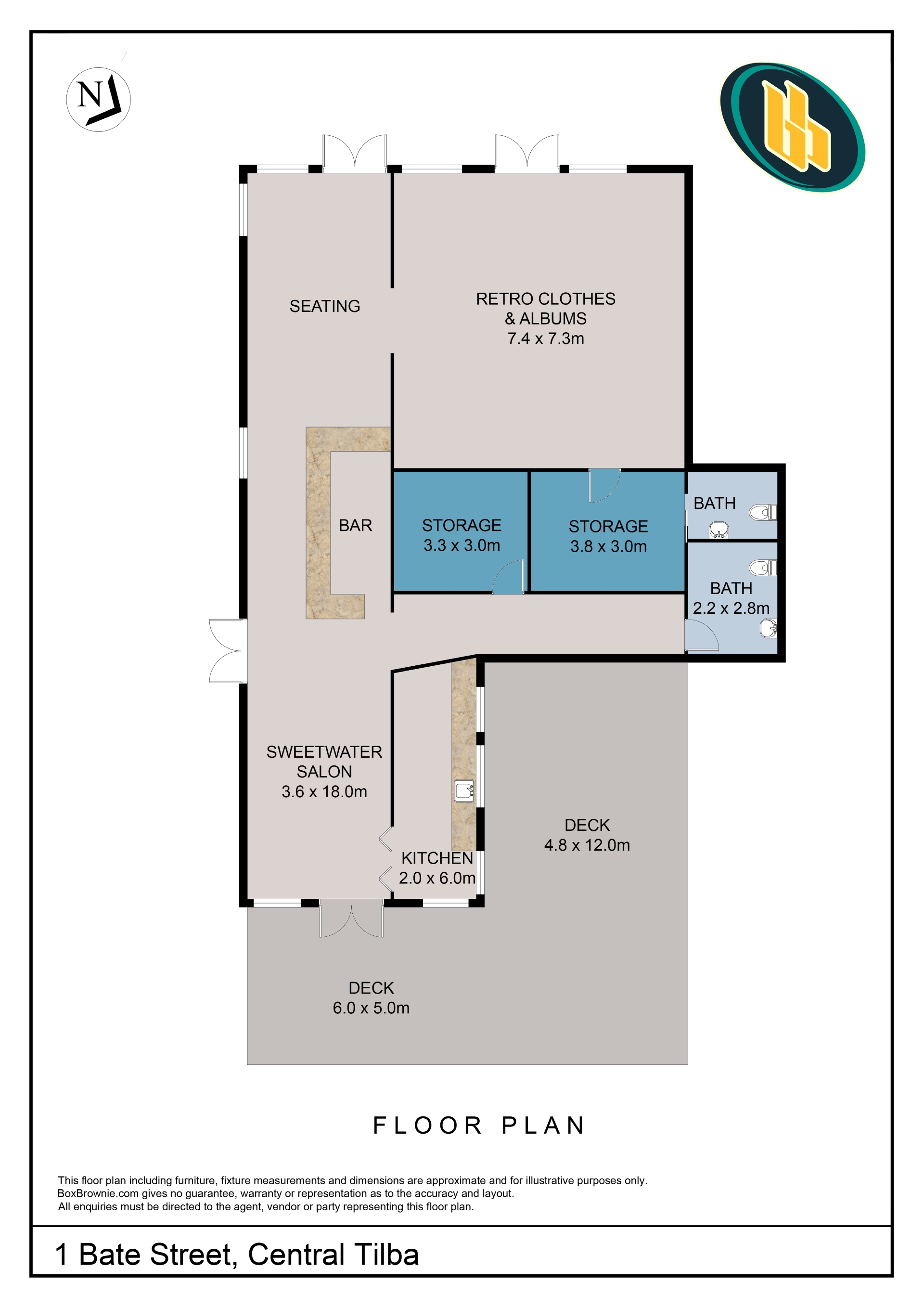 1-bedroom house at 1 Bate Street, Central Tilba, NSW 2546, Eurobodalla, New South Wales