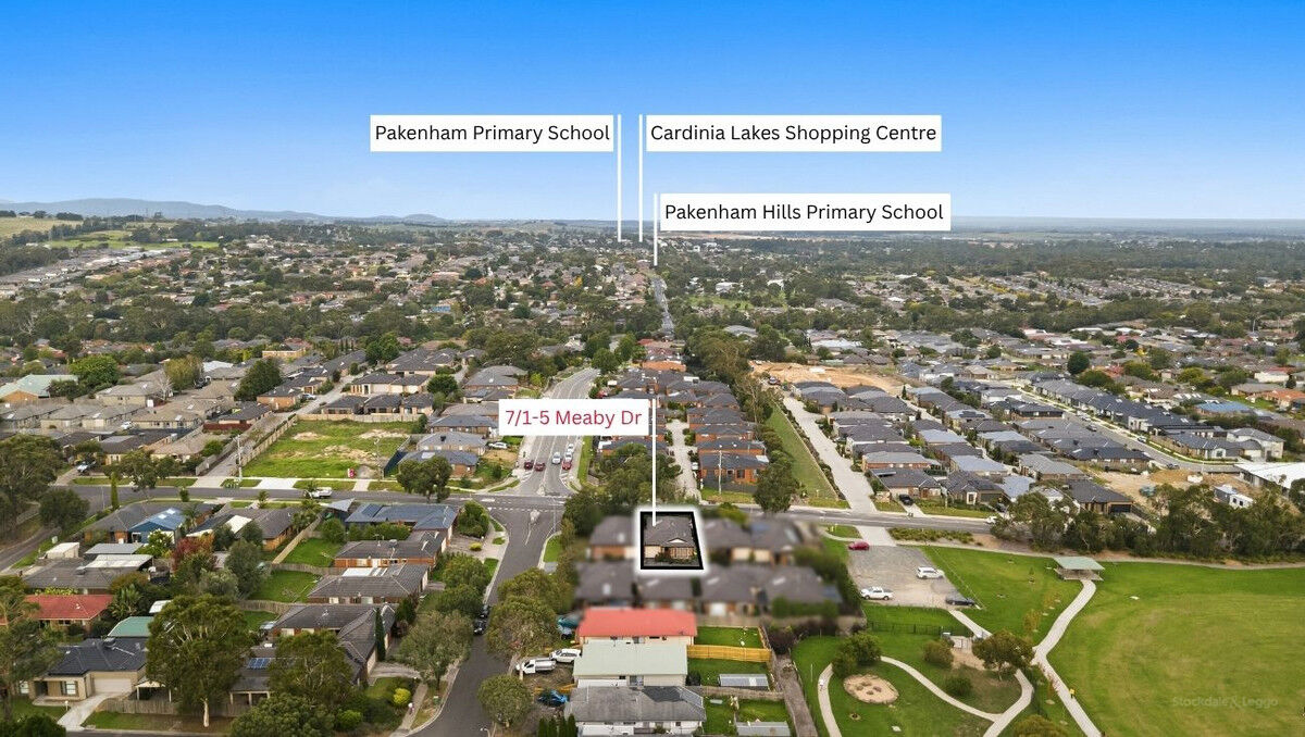 2-bedroom unit at 7 1-5 MEABY DRIVE, PAKENHAM VIC 3810, Cardinia, Victoria