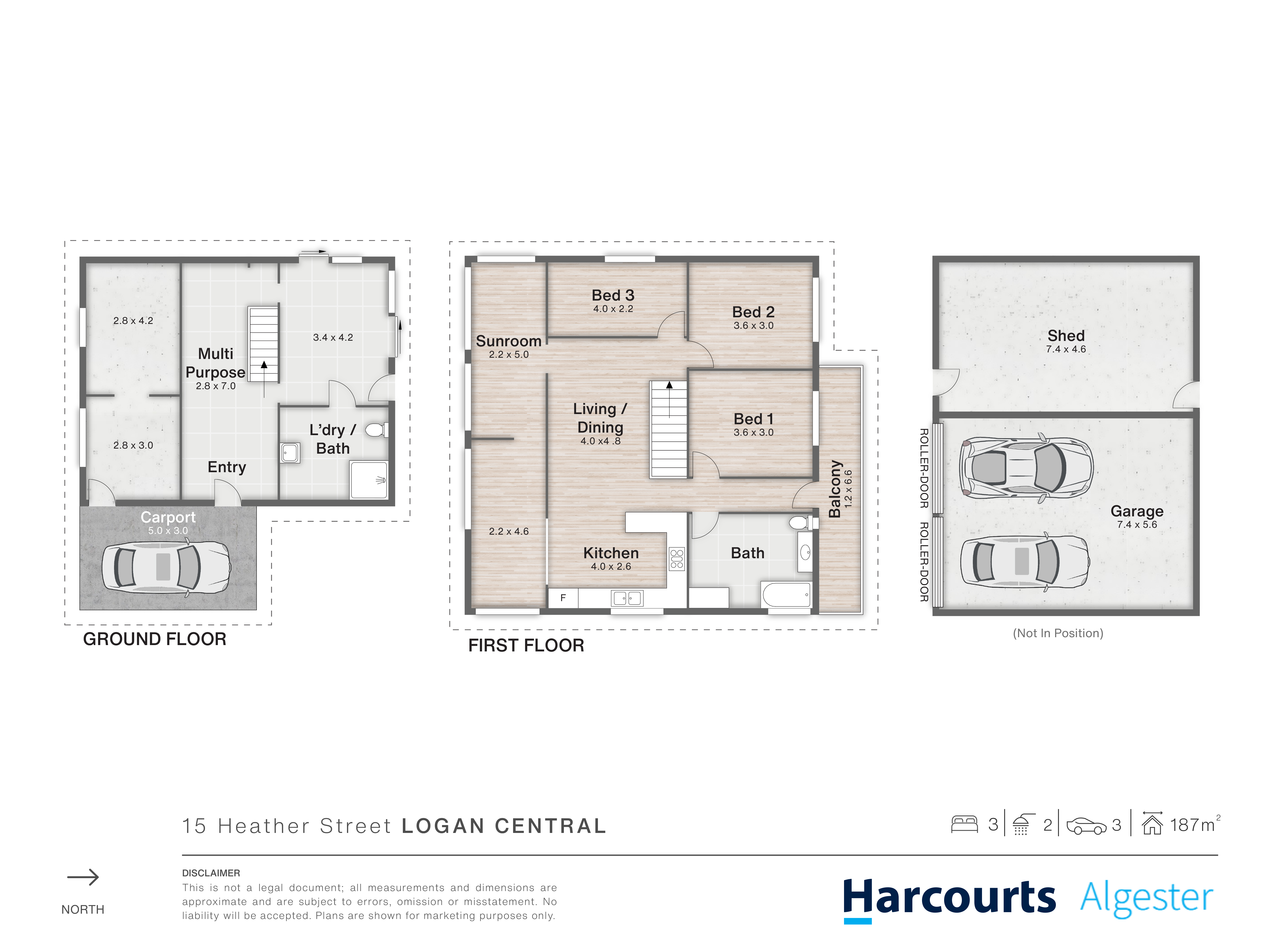 3-bedroom house at 15 HEATHER STREET, Logan Central QLD 4114, Logan, Queensland