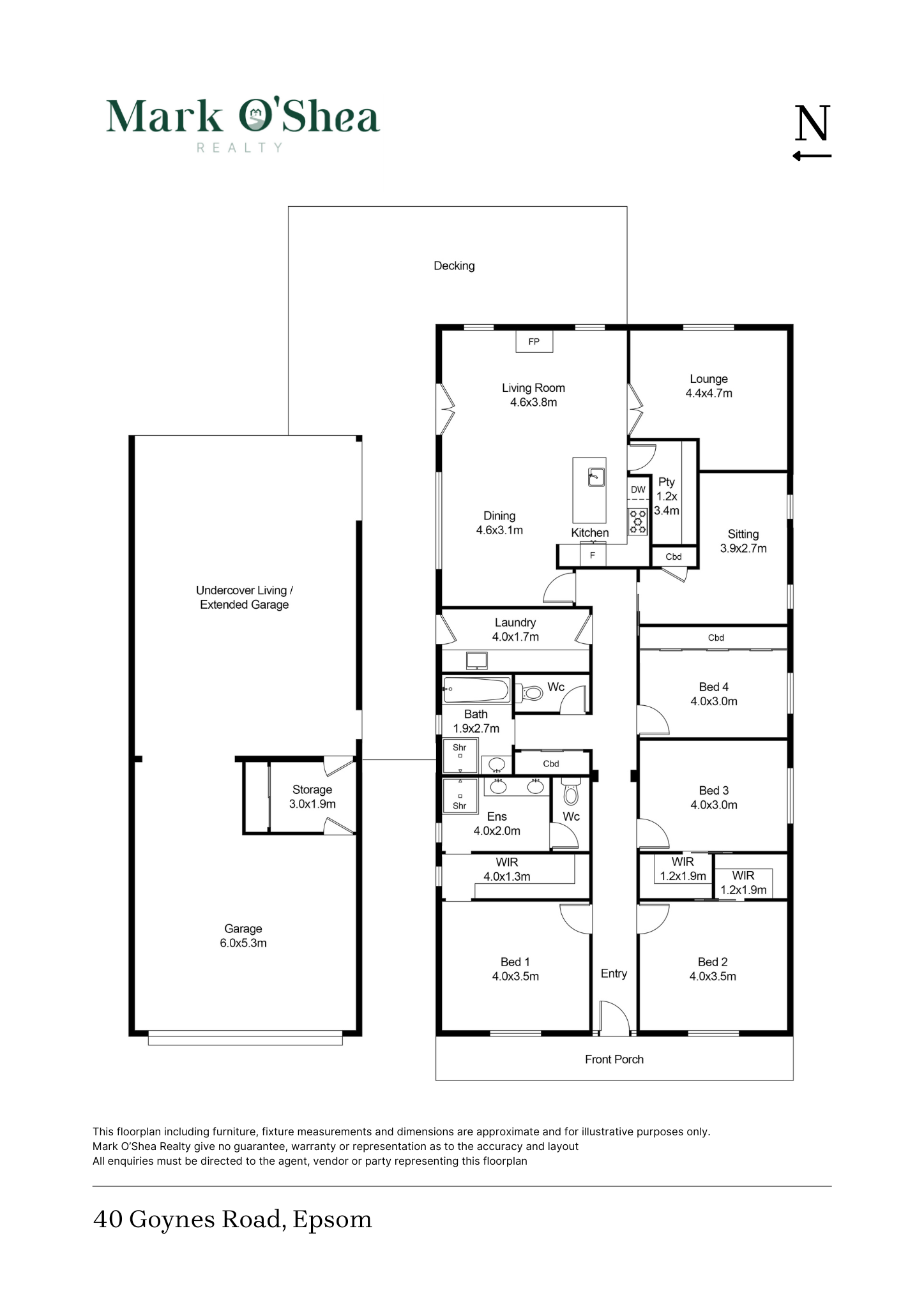 4-bedroom house at 40 GOYNES ROAD, Epsom VIC 3551, Greater Bendigo, Victoria