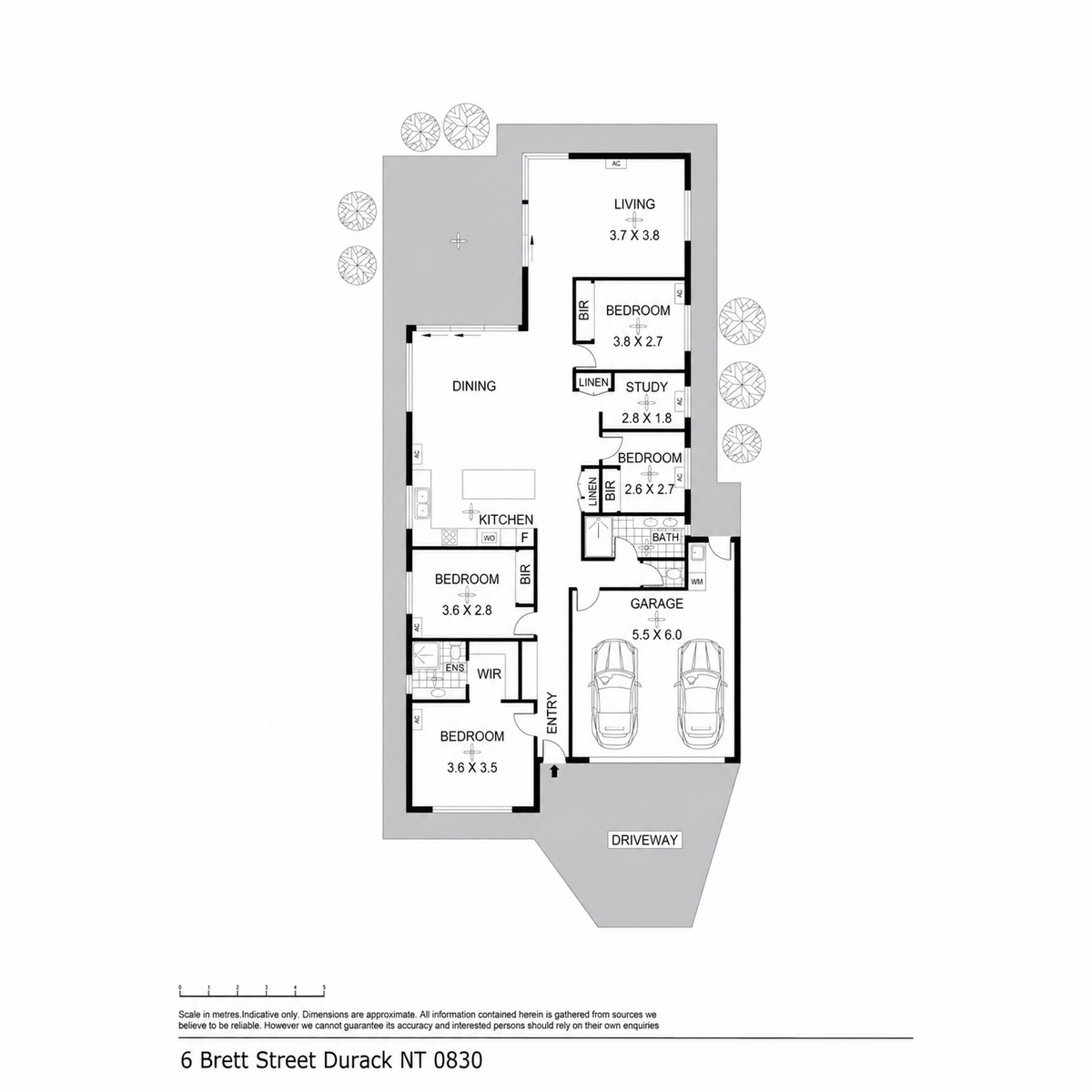 4-bedroom house at 6 Brett Street, Durack, NT 0830, Palmerston, Northern Territory