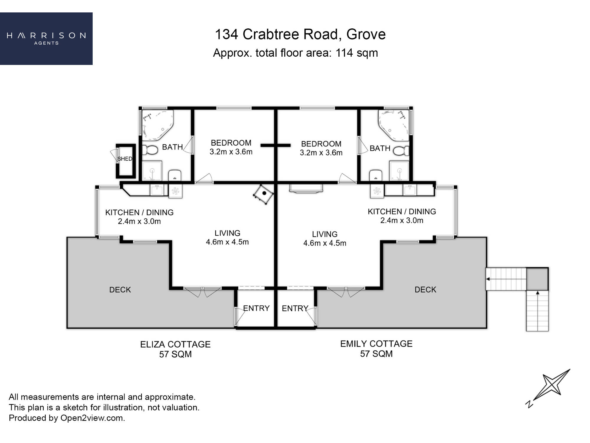 2-bedroom house at 134 Crabtree Road, Grove, TAS 7109, Huon Valley, Tasmania