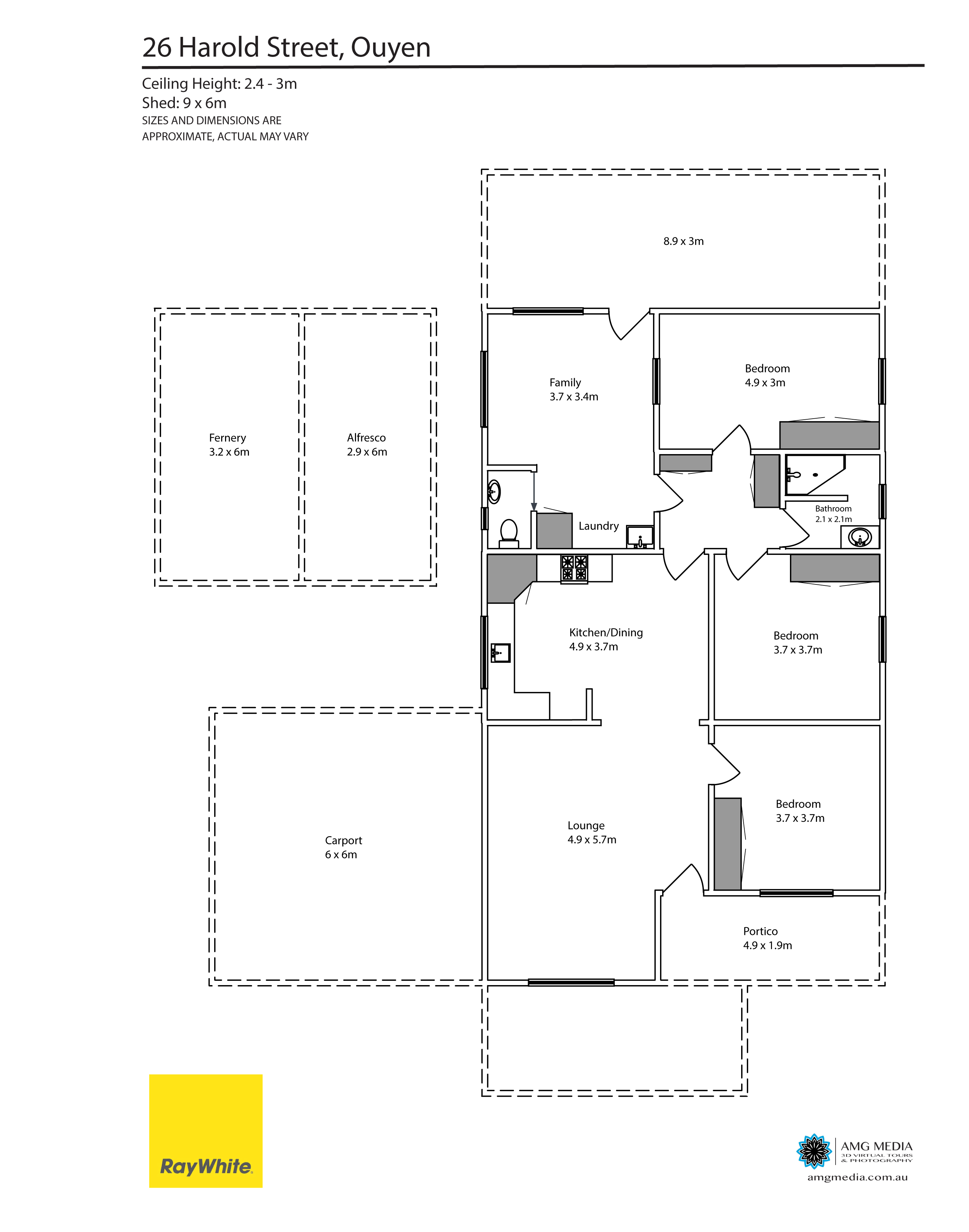 3-bedroom house at 26 HAROLD STREET, Ouyen VIC 3490, Mildura, Victoria