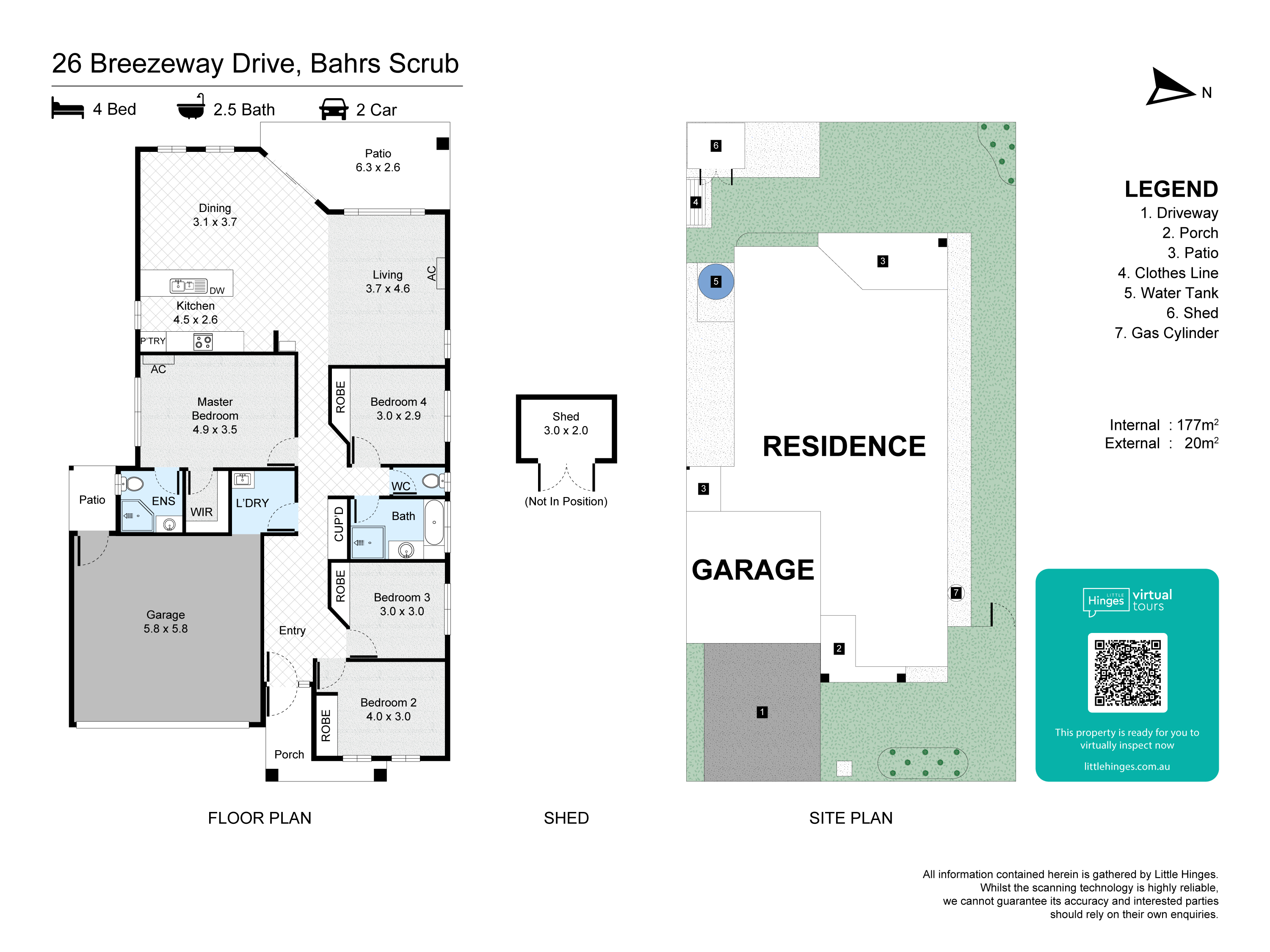 4-bedroom house at 26 BREEZEWAY DRIVE, Bahrs Scrub QLD 4207, Logan, Queensland