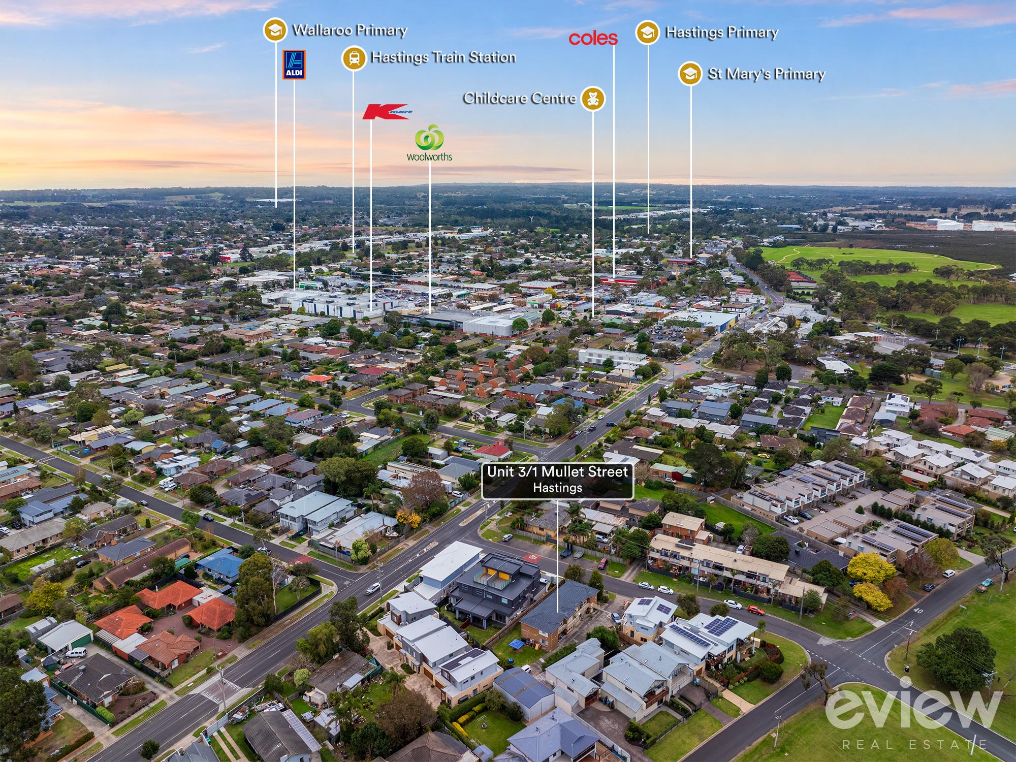 2-bedroom unit at 3 1 MULLET STREET, HASTINGS VIC 3915, Mornington Peninsula, Victoria