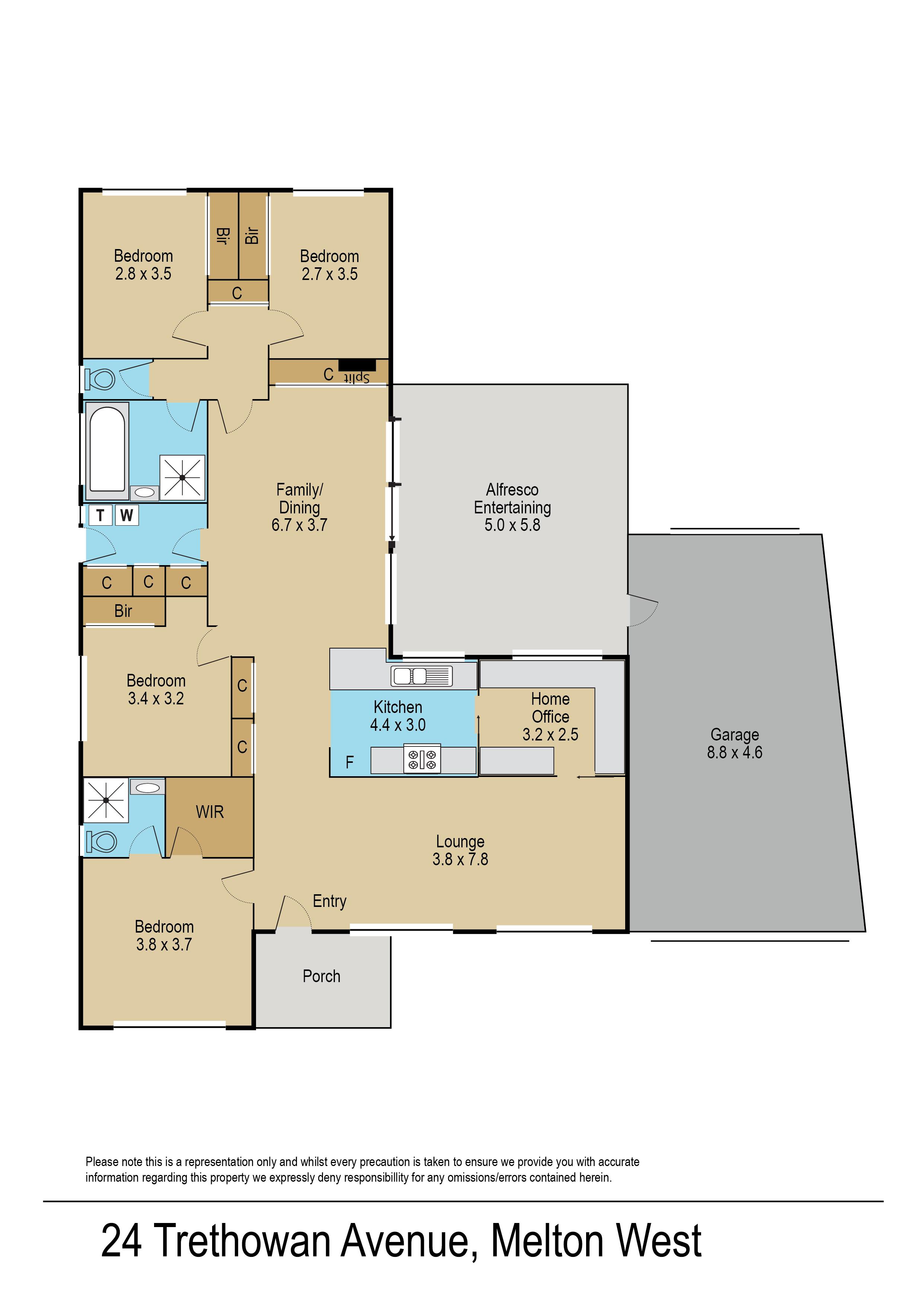 4-bedroom house at 24 TRETHOWAN AVENUE, Melton West VIC 3337, Melton, Victoria