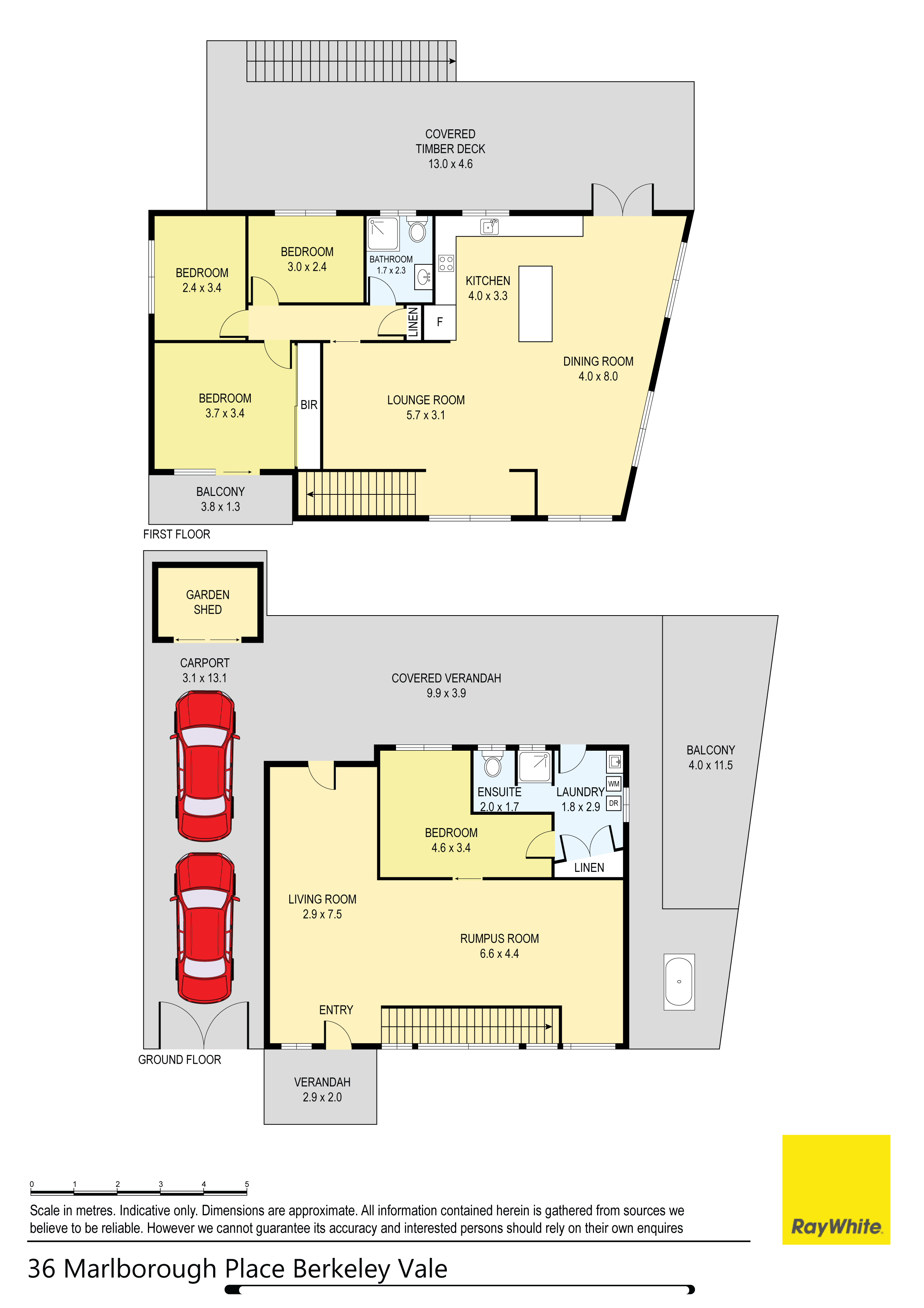 4-bedroom house at 36 Marlborough Place, Berkeley Vale, NSW 2261, Central Coast (Nsw), New South Wales