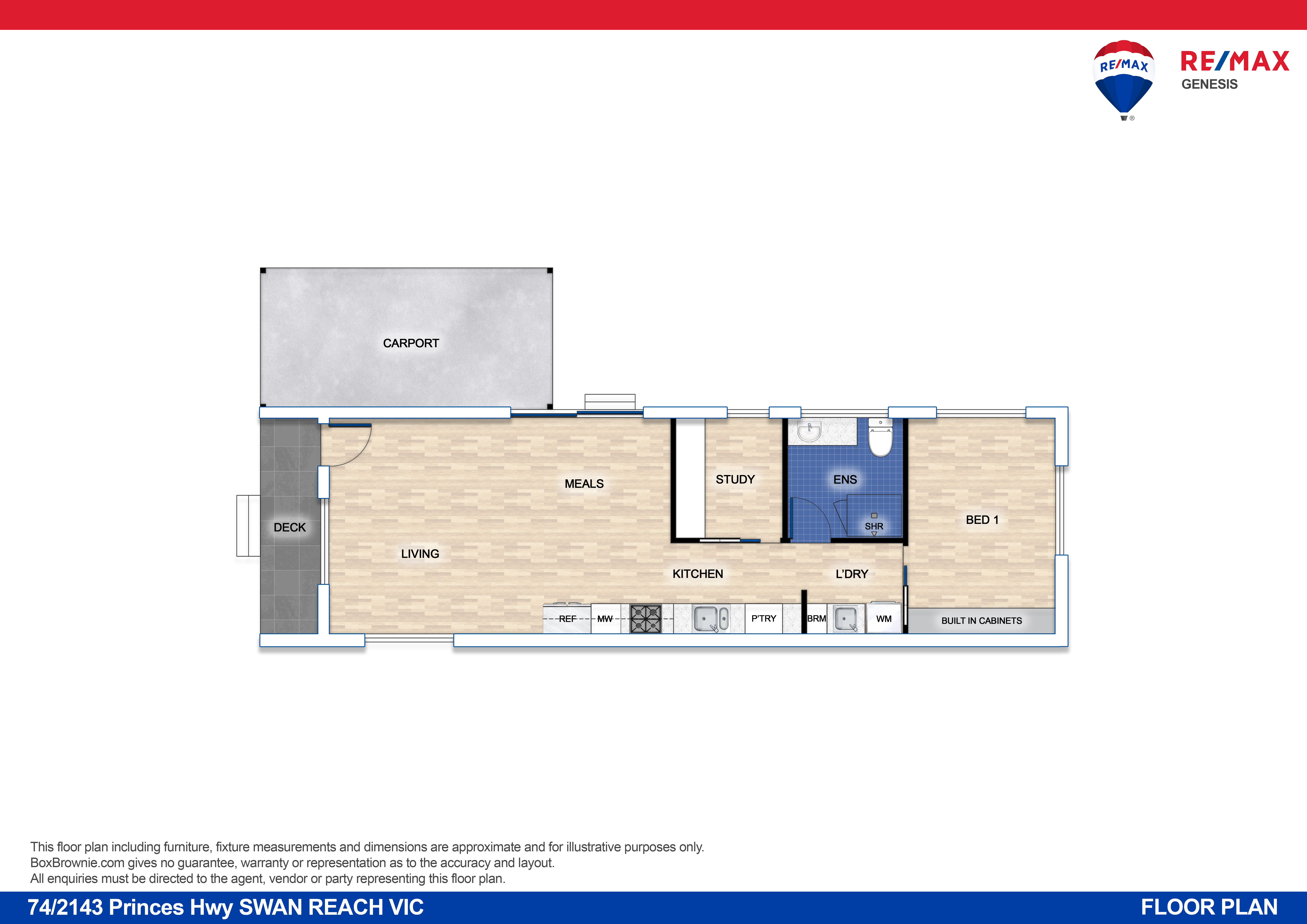 1-bedroom unit at 74/2143 Princes Hwy, Swan Reach, Vic, 3903, East Gippsland, Victoria