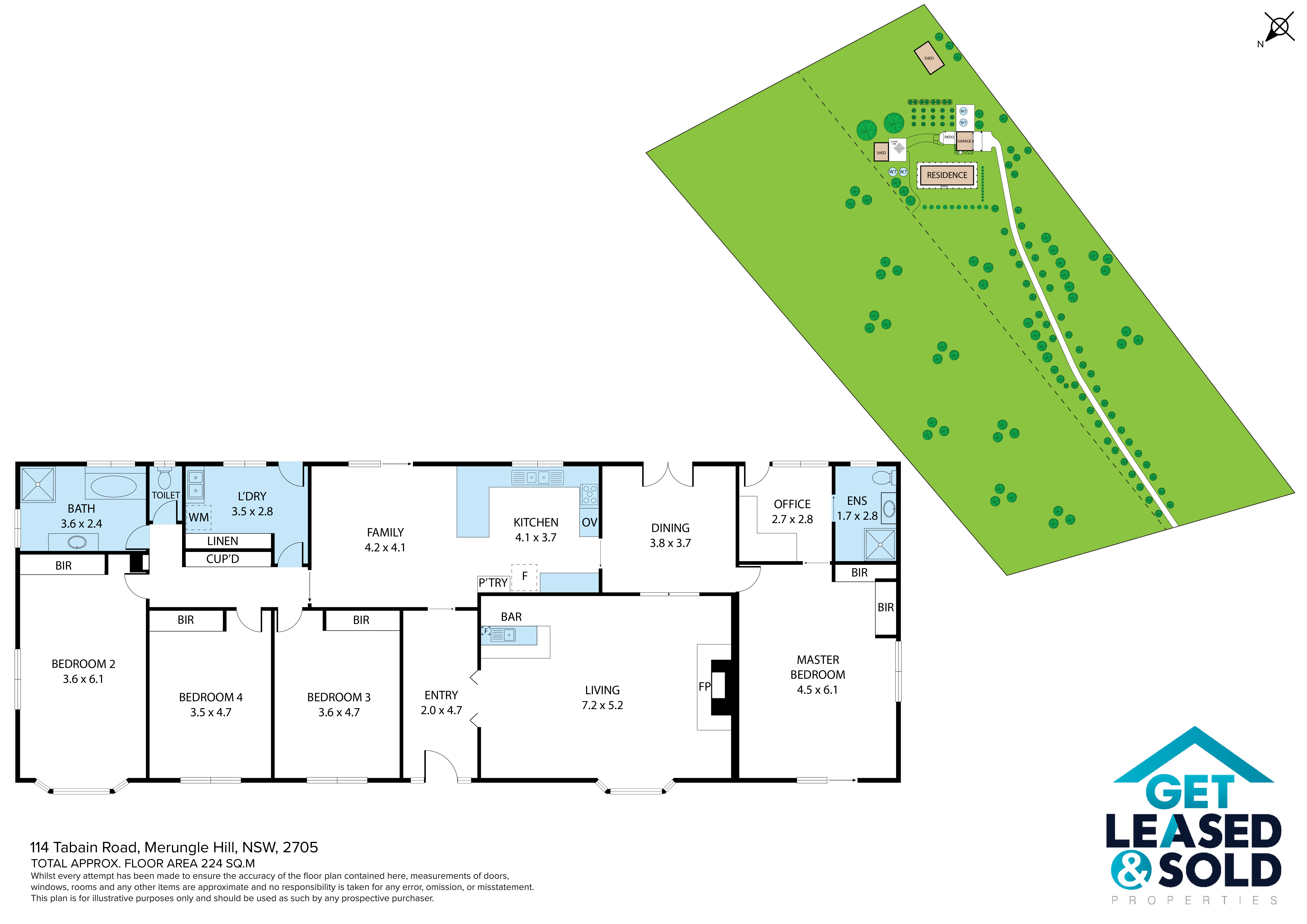 4-bedroom house at 114 Tabain Rd, Merungle Hill, Nsw, 2705, Leeton, New South Wales
