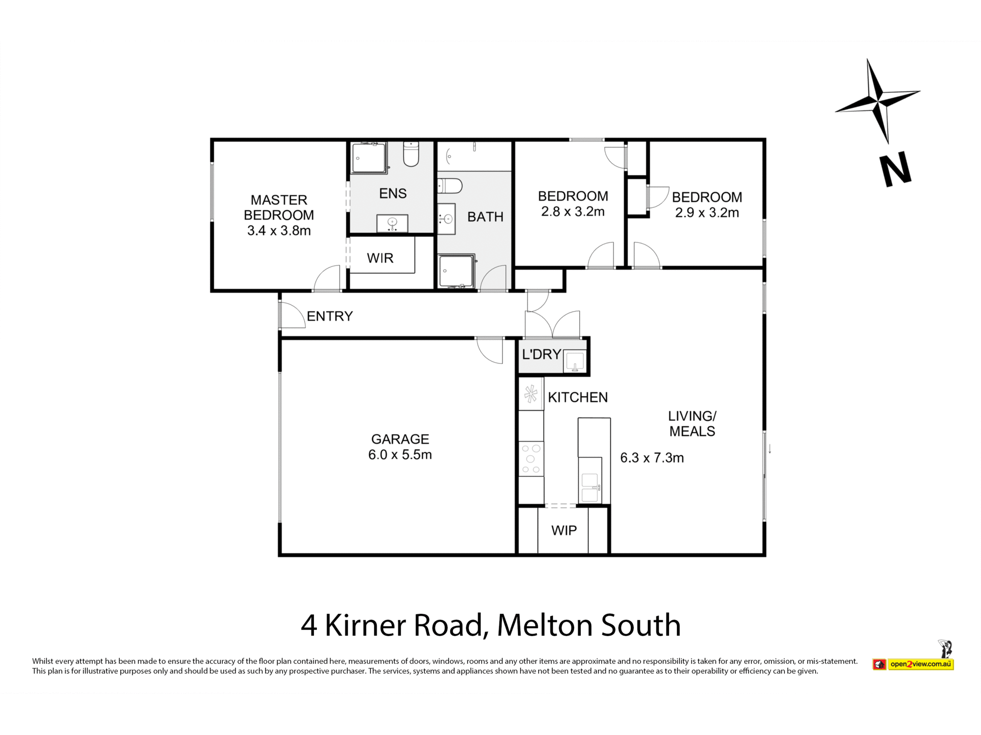 3-bedroom house at 4 Kirner Road, Melton South, VIC 3338, Melton, Victoria