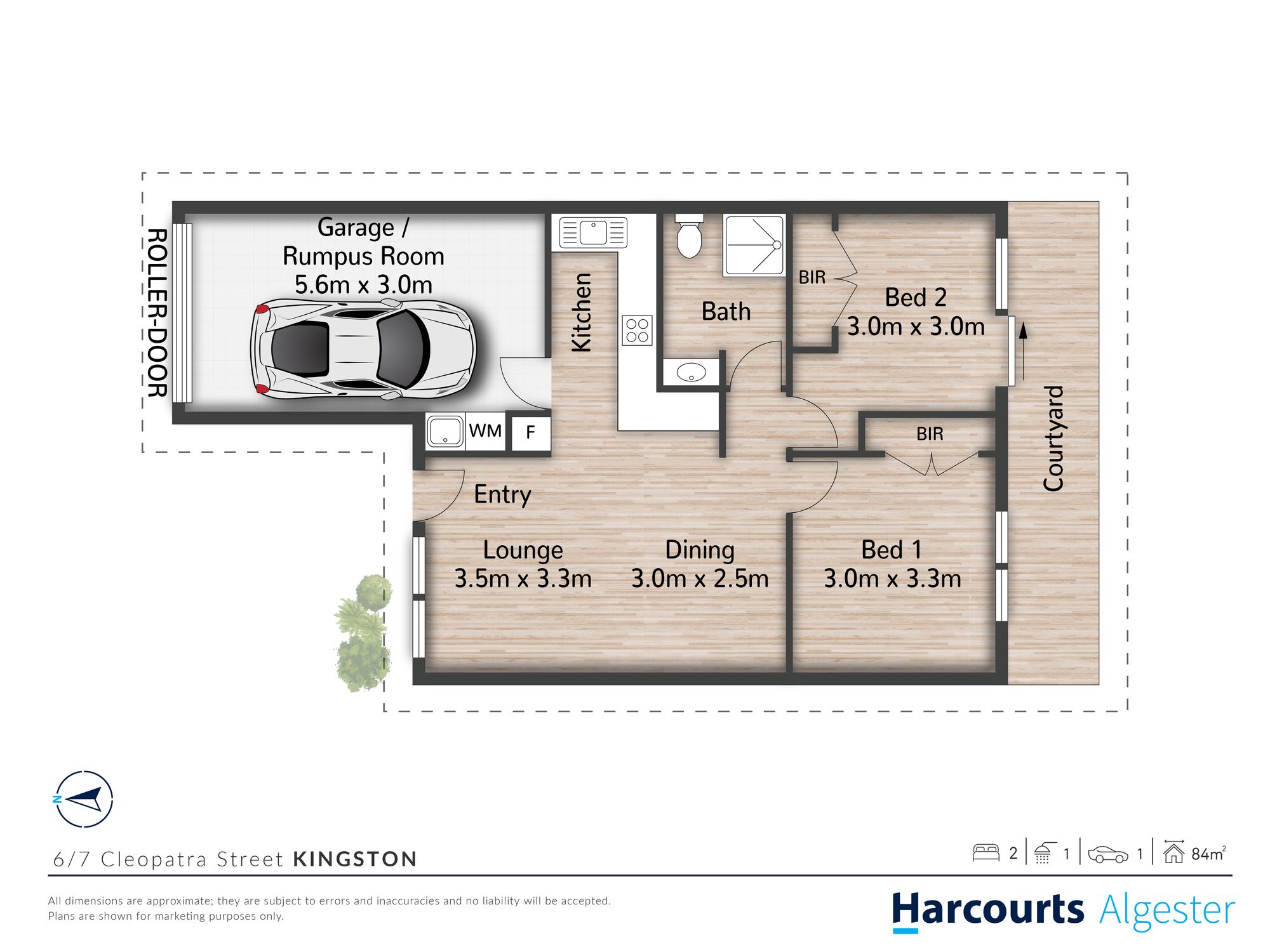 2-bedroom unit at 6/7 Cleopatra Street, Kingston, Qld, 4114, Logan, Queensland