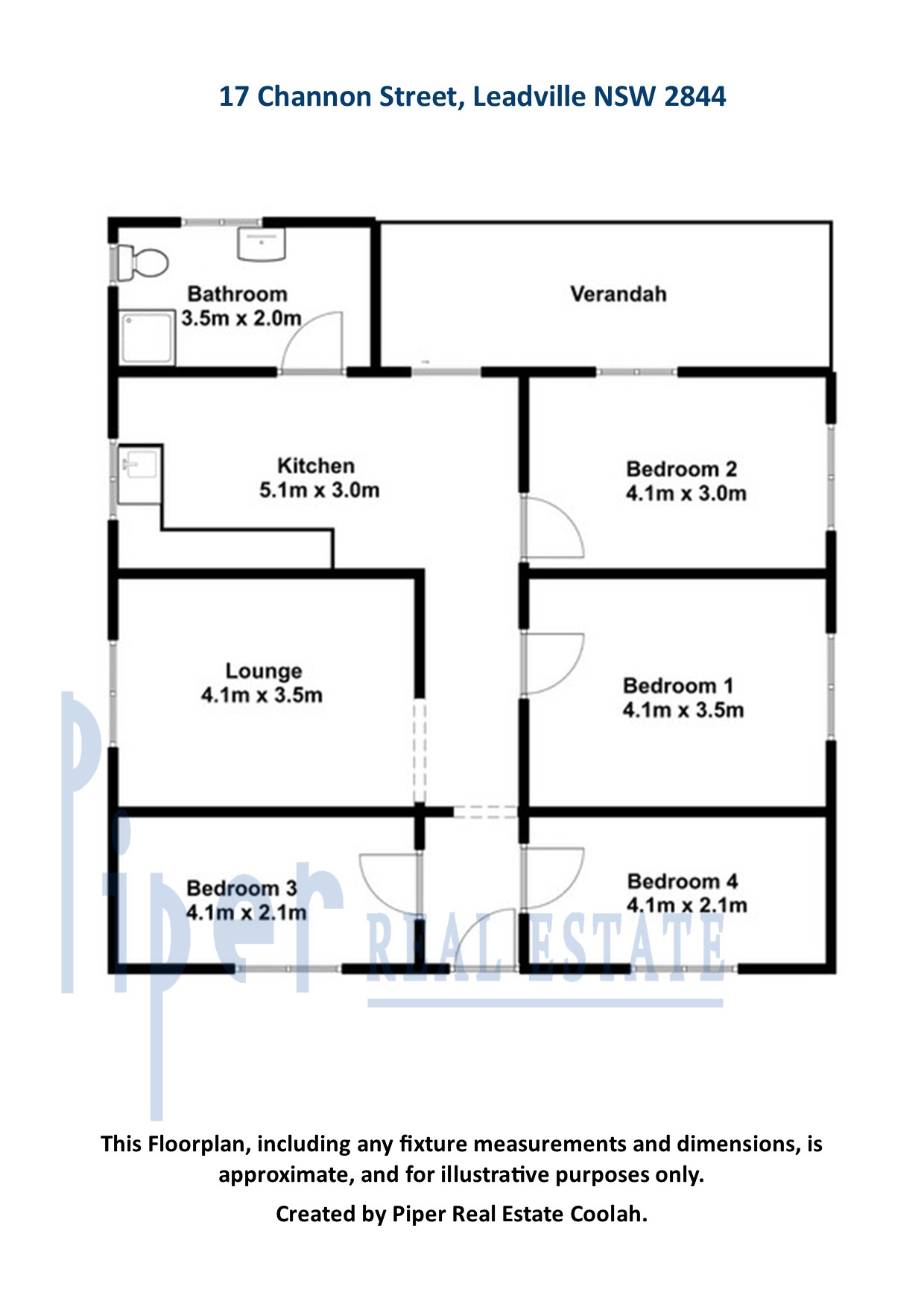4-bedroom house at 17 Channon Street, Leadville Via, Dunedoo, Nsw, 2844, Warrumbungle, New South Wales