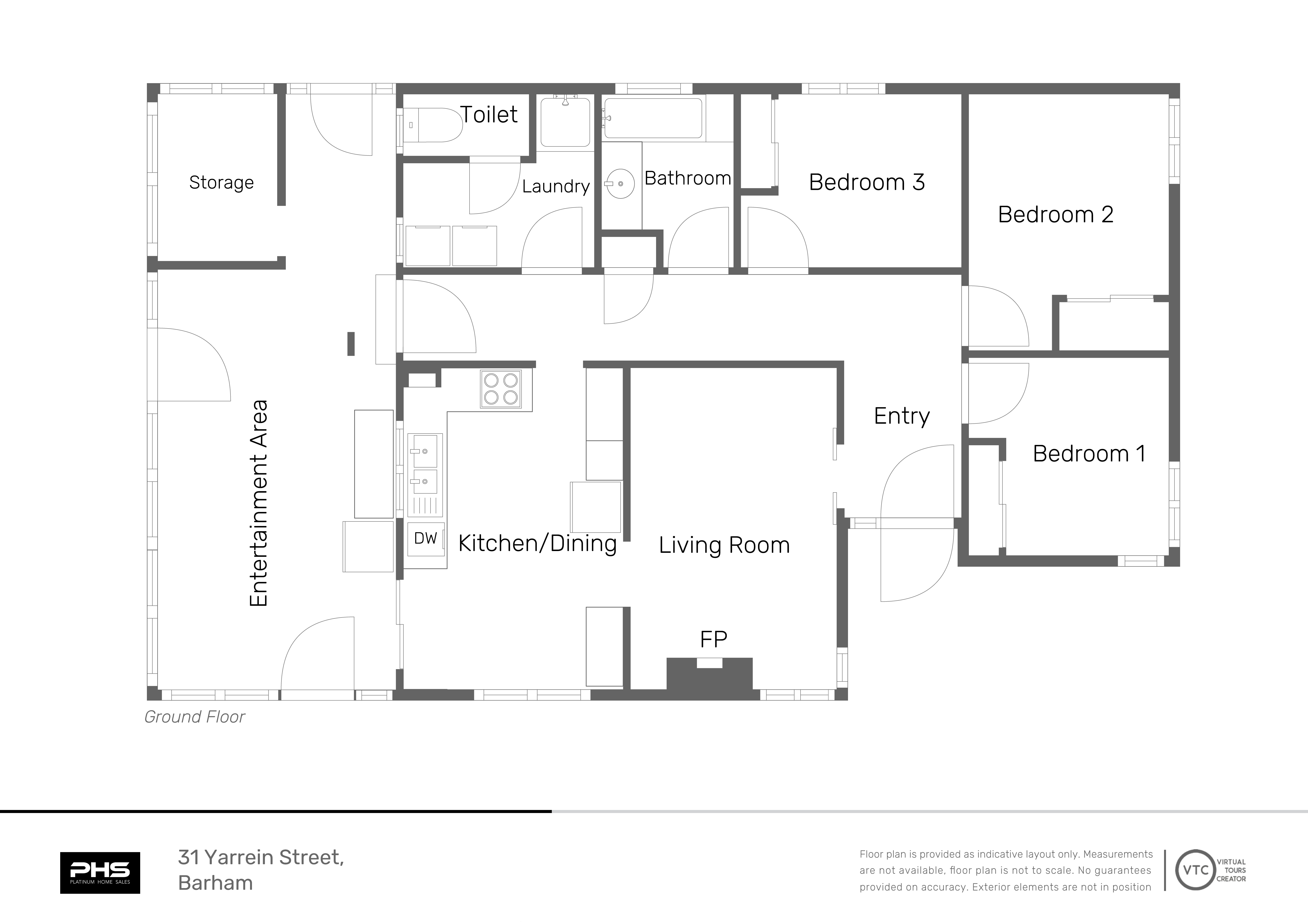 3-bedroom house at 31 Yarrein Street, Barham, NSW 2732, Murray River, New South Wales