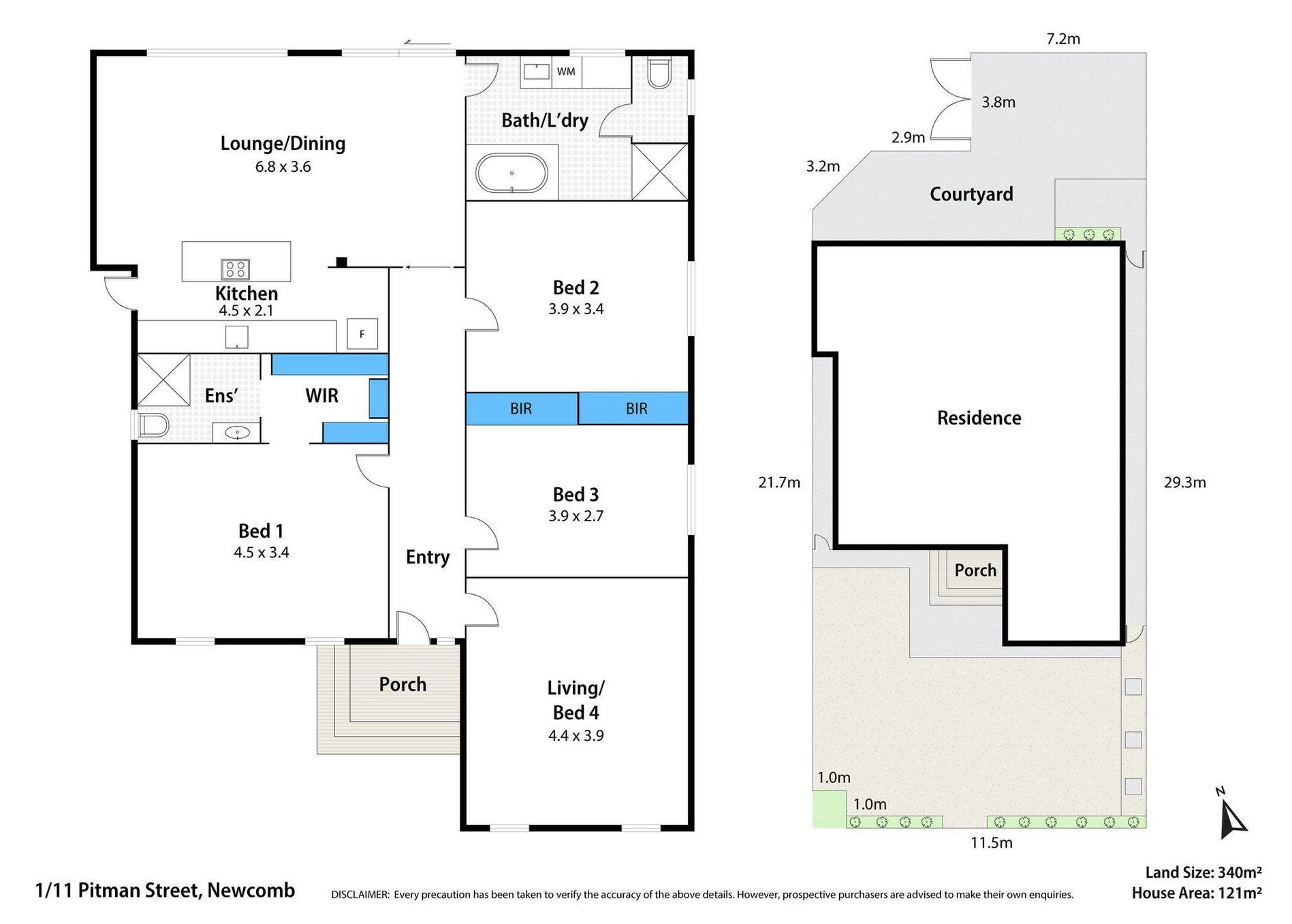 4-bedroom unit at 1 11 PITMAN STREET, NEWCOMB VIC 3219, Greater Geelong, Victoria