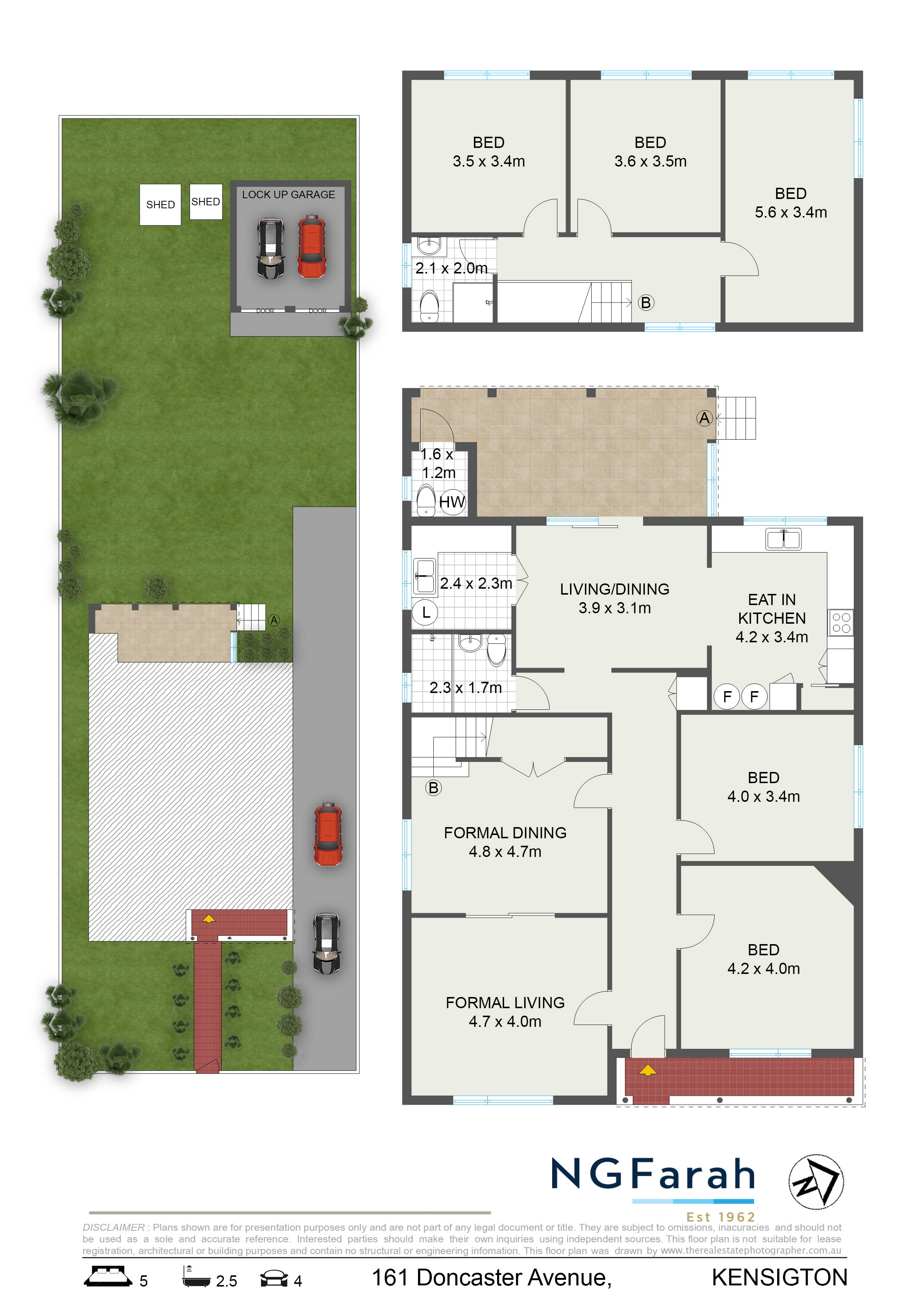 5-bedroom house at 161 Doncaster Avenue, Kensington, NSW 2033, Randwick, New South Wales