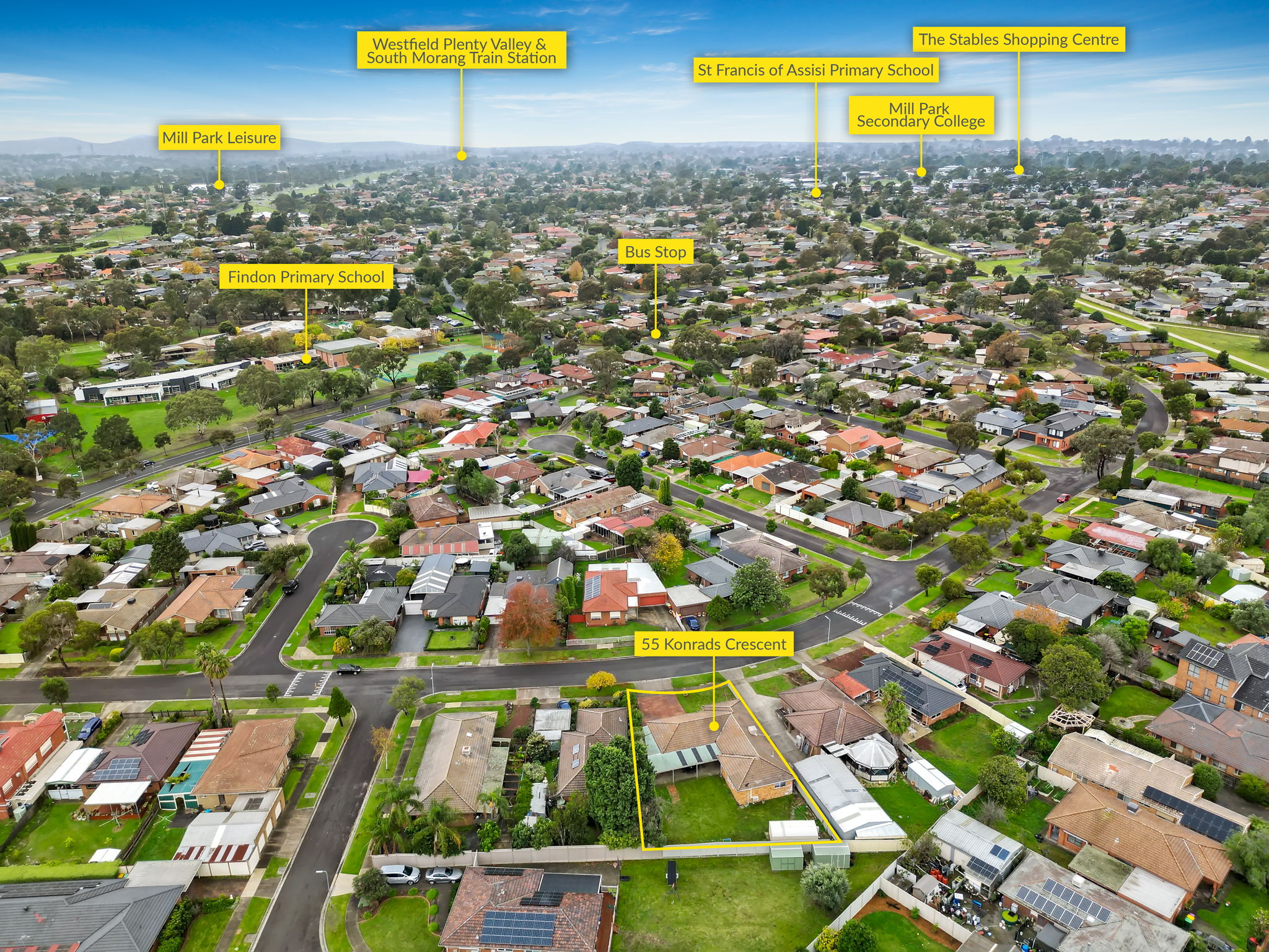4-bedroom house at 55 KONRADS CRESCENT, Mill Park VIC 3082, Whittlesea, Victoria