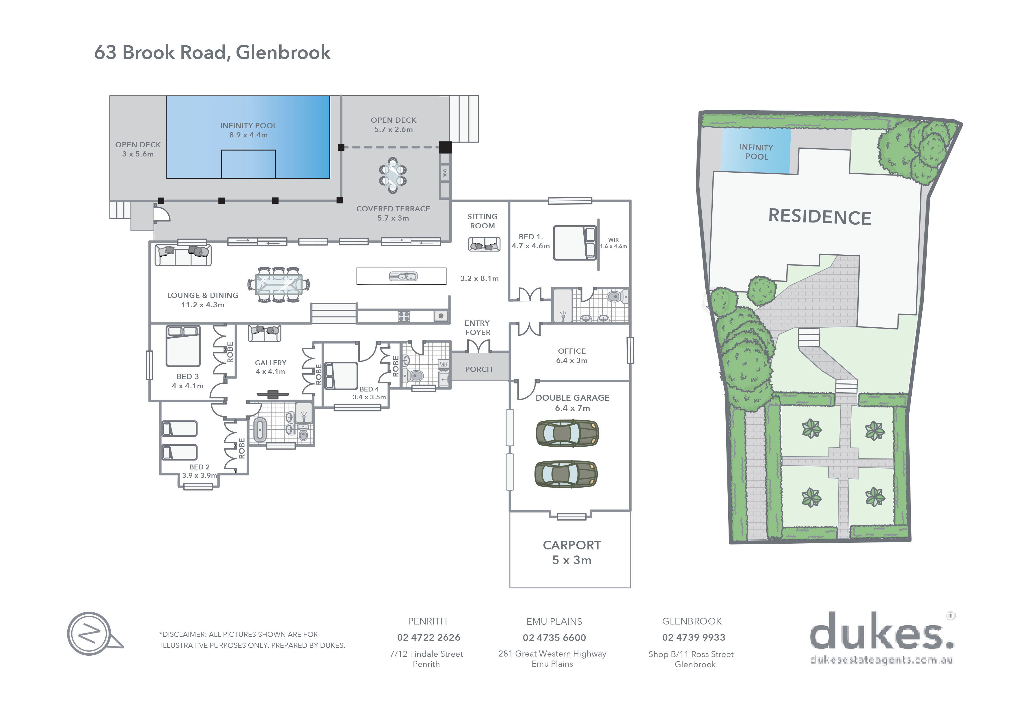 4-bedroom house at 63 Brook Road, Glenbrook, NSW 2773, Blue Mountains, New South Wales