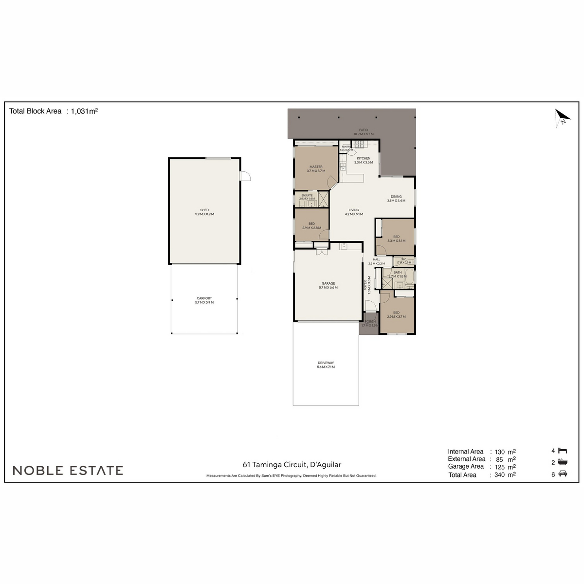 4-bedroom house at 61 TAMINGA CIRCUIT, D'Aguilar QLD 4514, Moreton Bay, Queensland