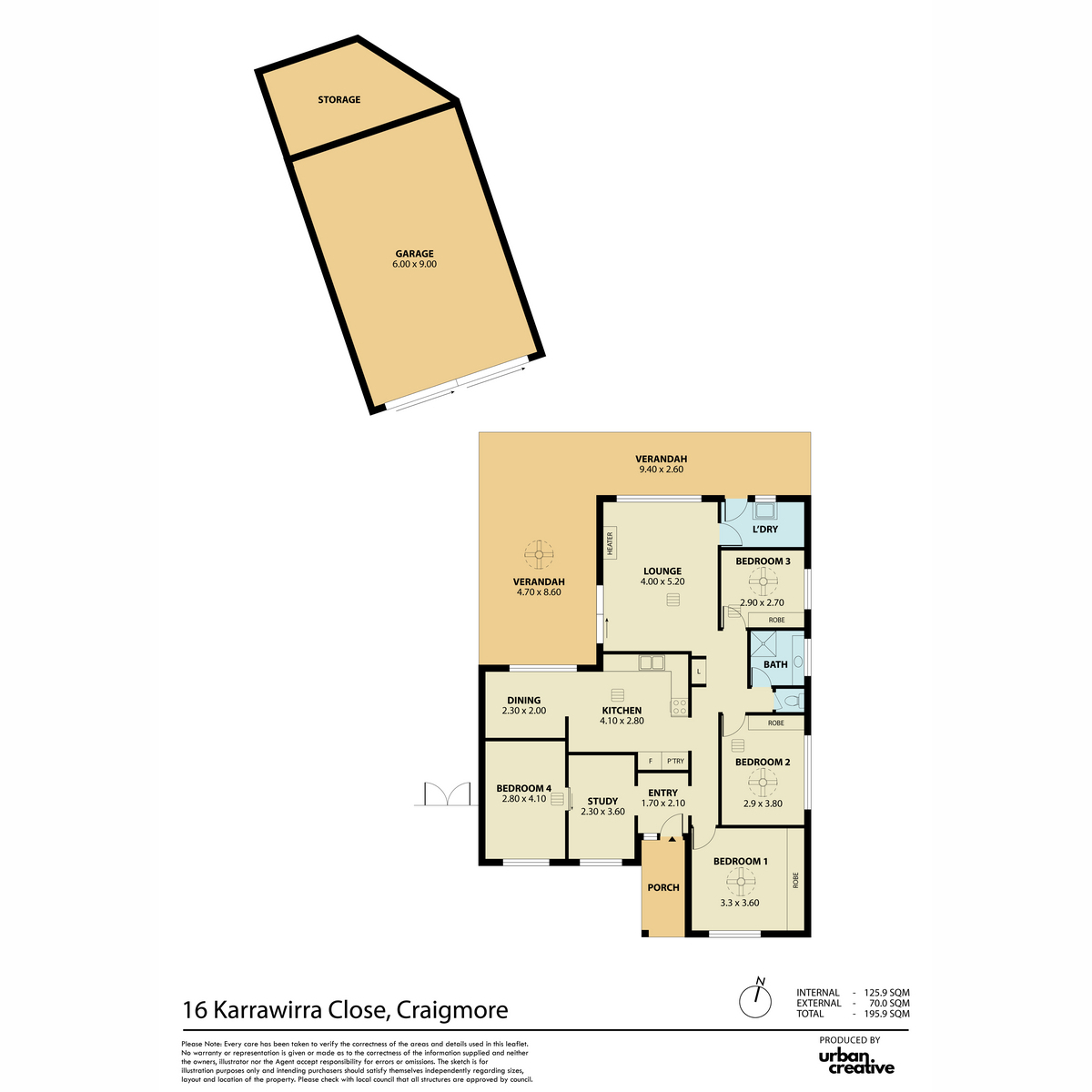 4-bedroom house at 16 KARRAWIRRA CLOSE, Craigmore SA 5114, Playford, South Australia
