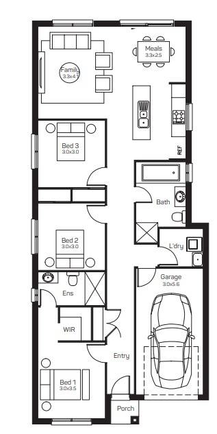 3-bedroom house at Lot 318-E Garfield Estate Road East, Rouse Hill, Nsw, 2155, The Hills, New South Wales