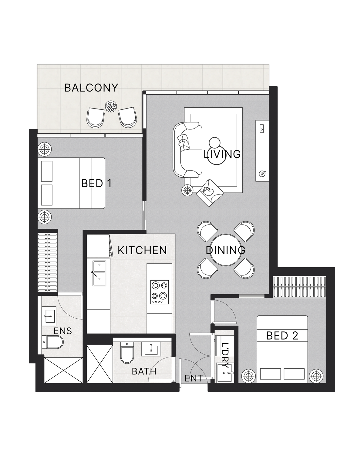 2-bedroom unit at WAYFARER 603 120 EASTERN VALLEY WAY, BELCONNEN ACT 2617, Unincorporated Act, Australian Capital Territory