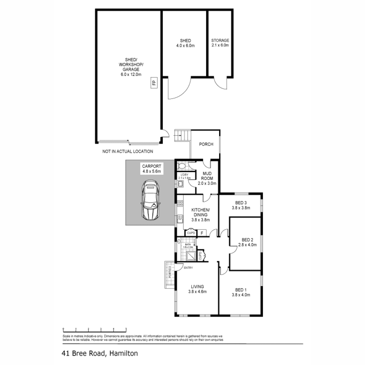 3-bedroom house at 41 BREE ROAD, Hamilton VIC 3300, Southern Grampians, Victoria
