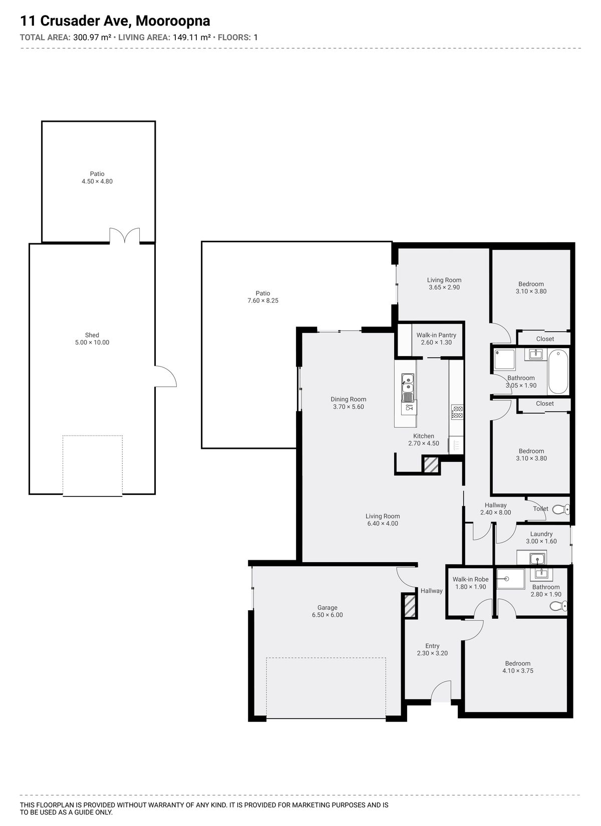 3-bedroom house at 11 CRUSADER AVENUE, Mooroopna VIC 3629, Greater Shepparton, Victoria