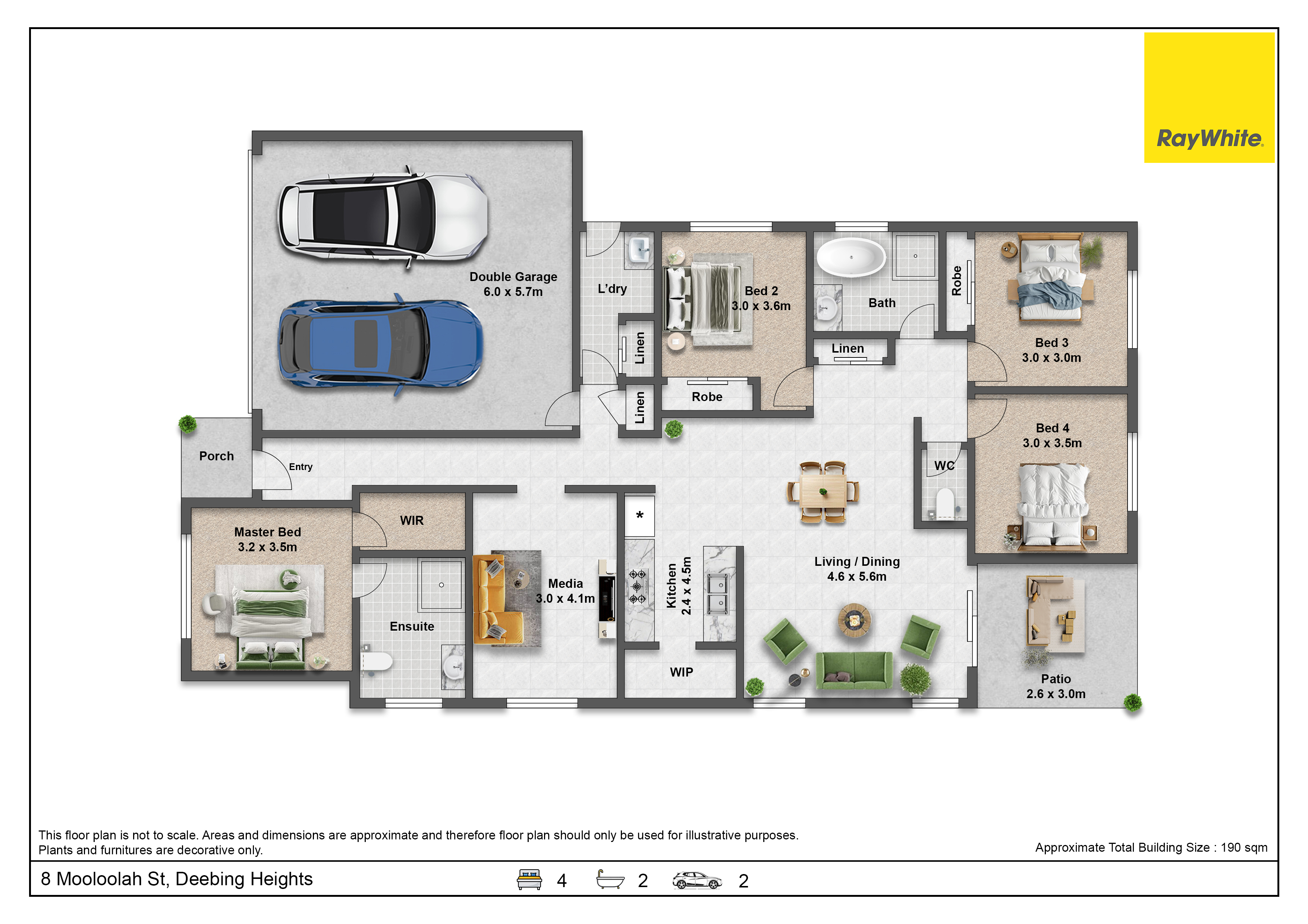 4-bedroom house at 8 Mooloolah Street, Deebing Heights, QLD 4306, Ipswich, Queensland
