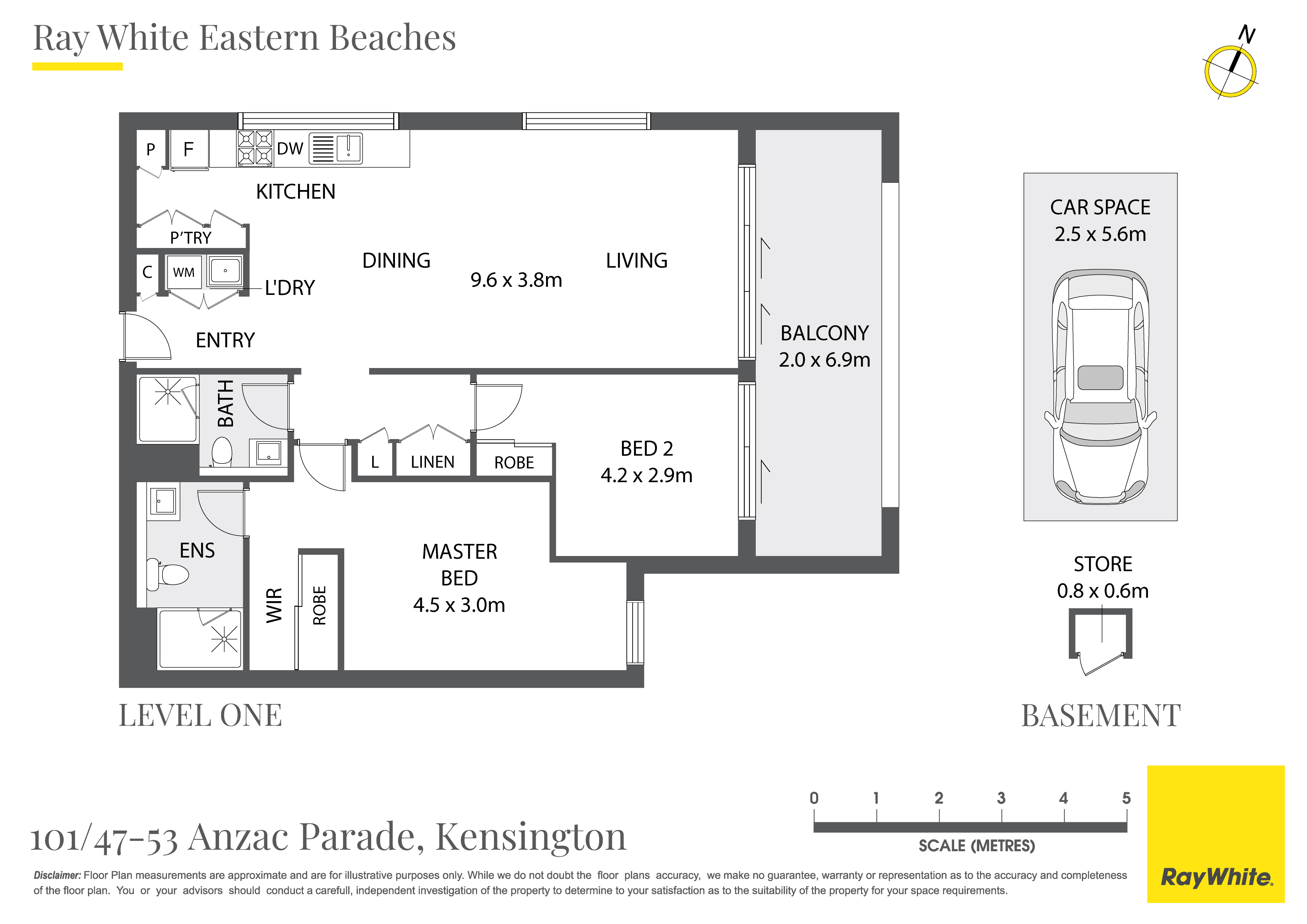 2-bedroom unit at 101/47-53 Anzac Parade, Kensington, NSW 2033, Randwick, New South Wales