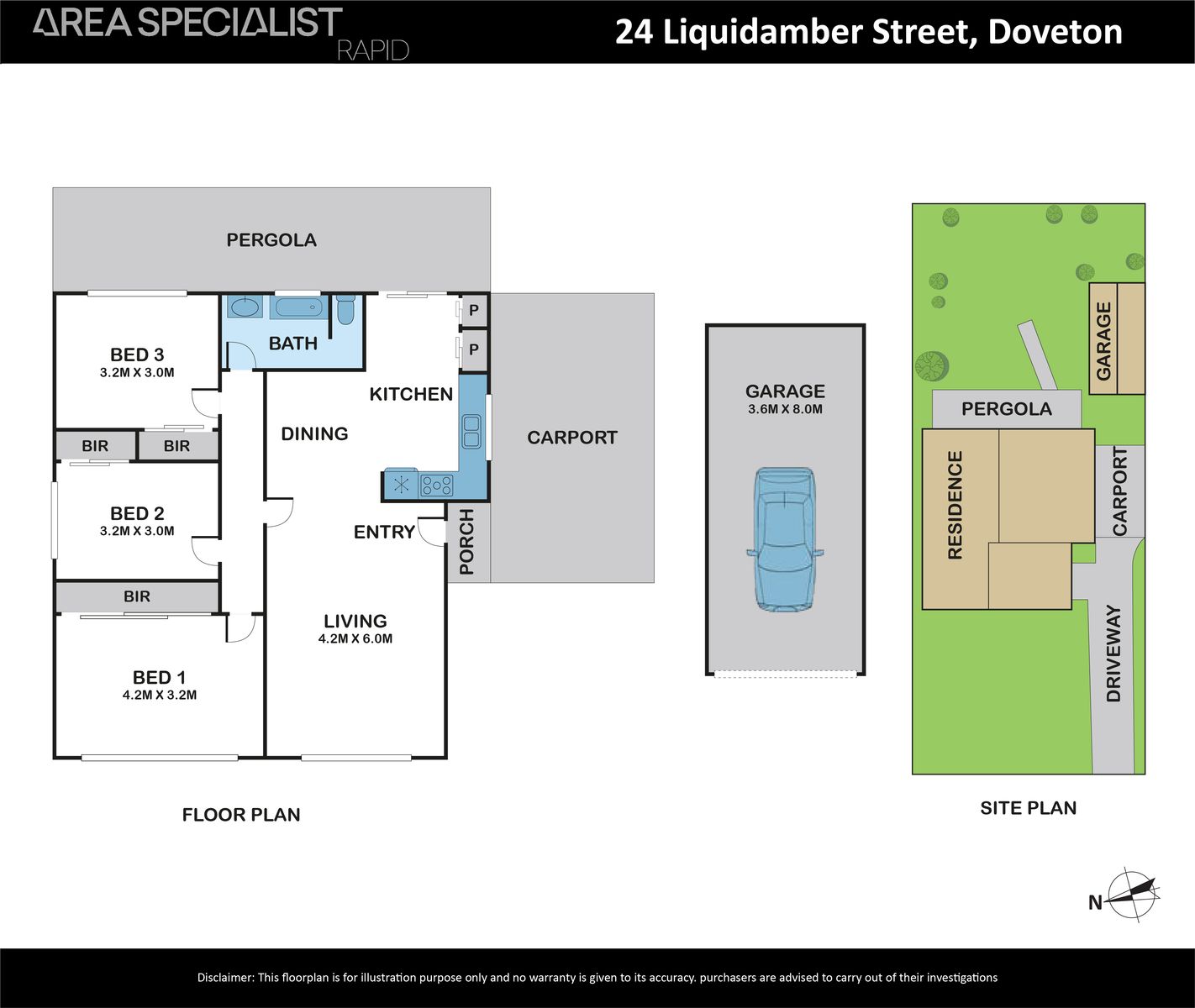 3-bedroom house at 24 LIQUIDAMBER STREET, Doveton VIC 3177, Casey, Victoria